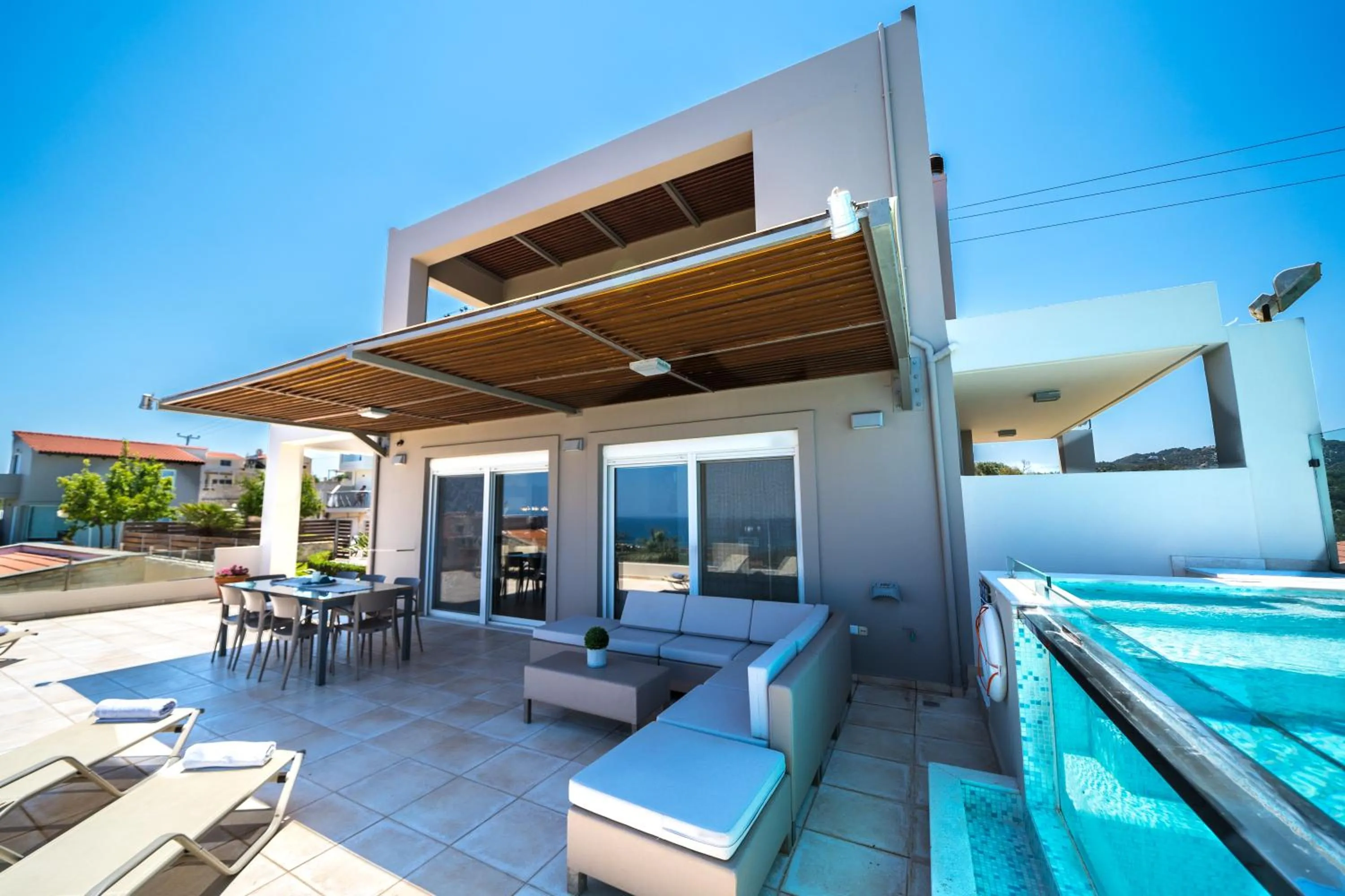 Balcony/Terrace in Lofos Village Chania