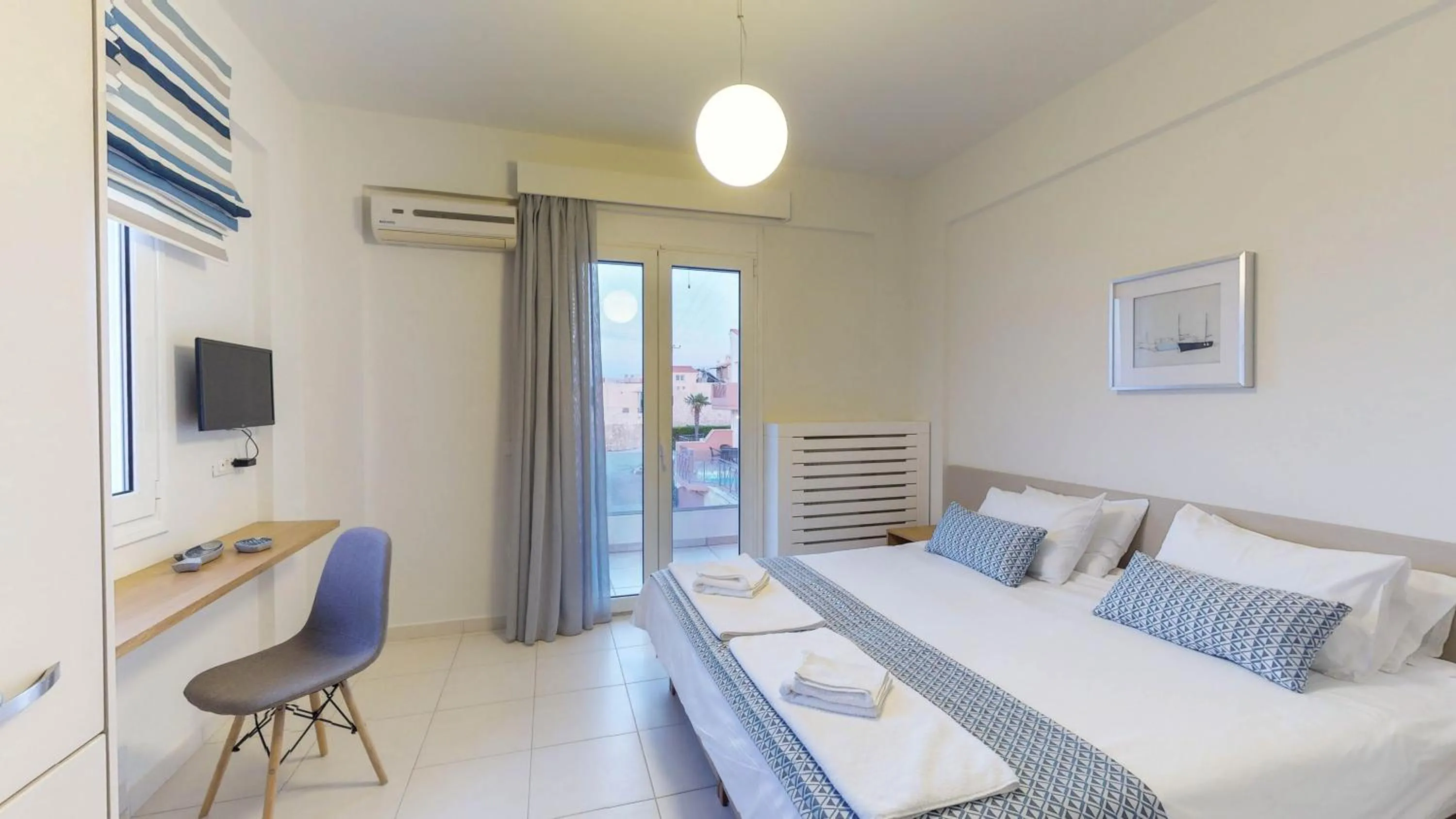 Bedroom, Bed in Lofos Village Chania