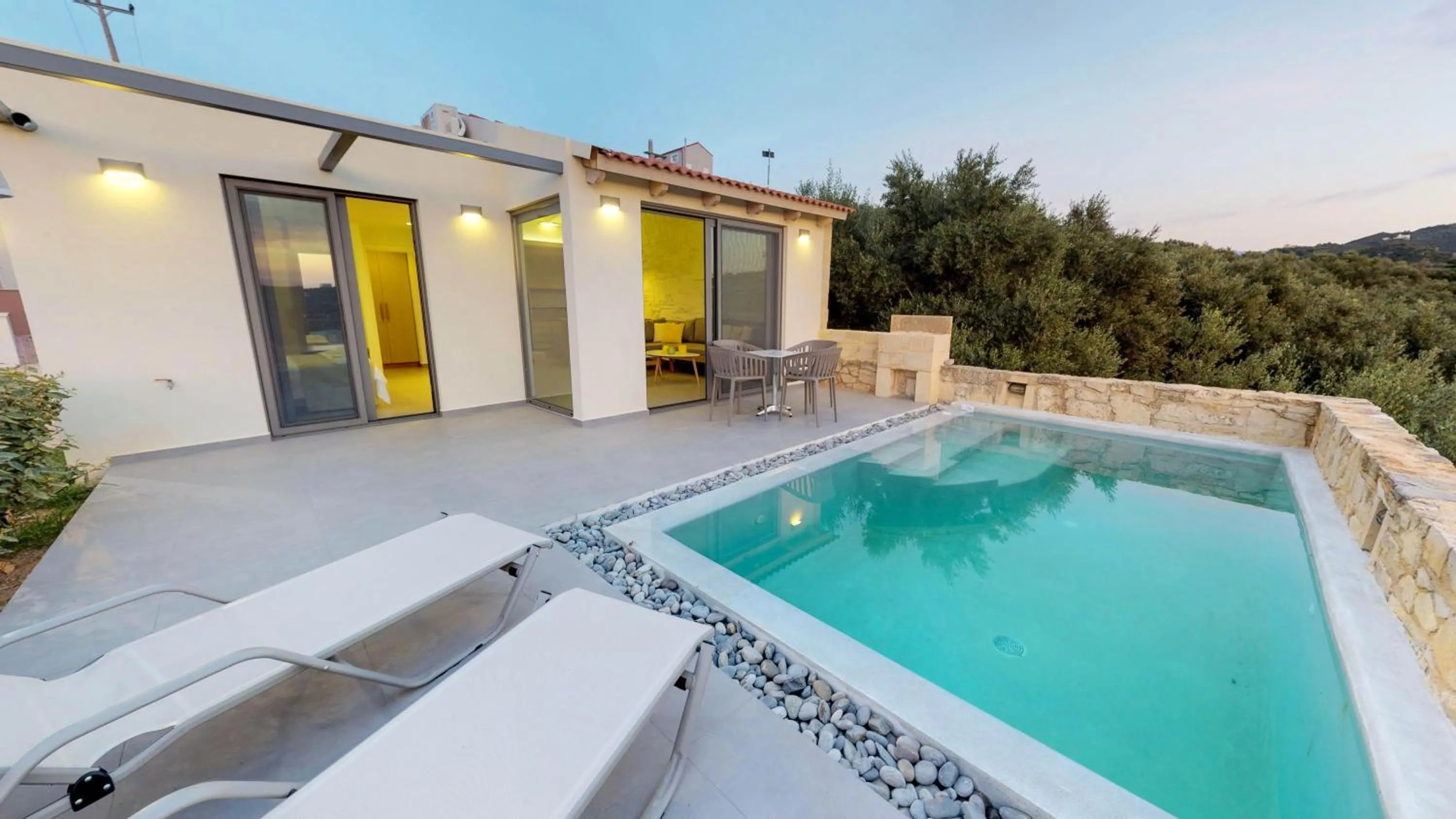 Swimming pool in Lofos Village Chania
