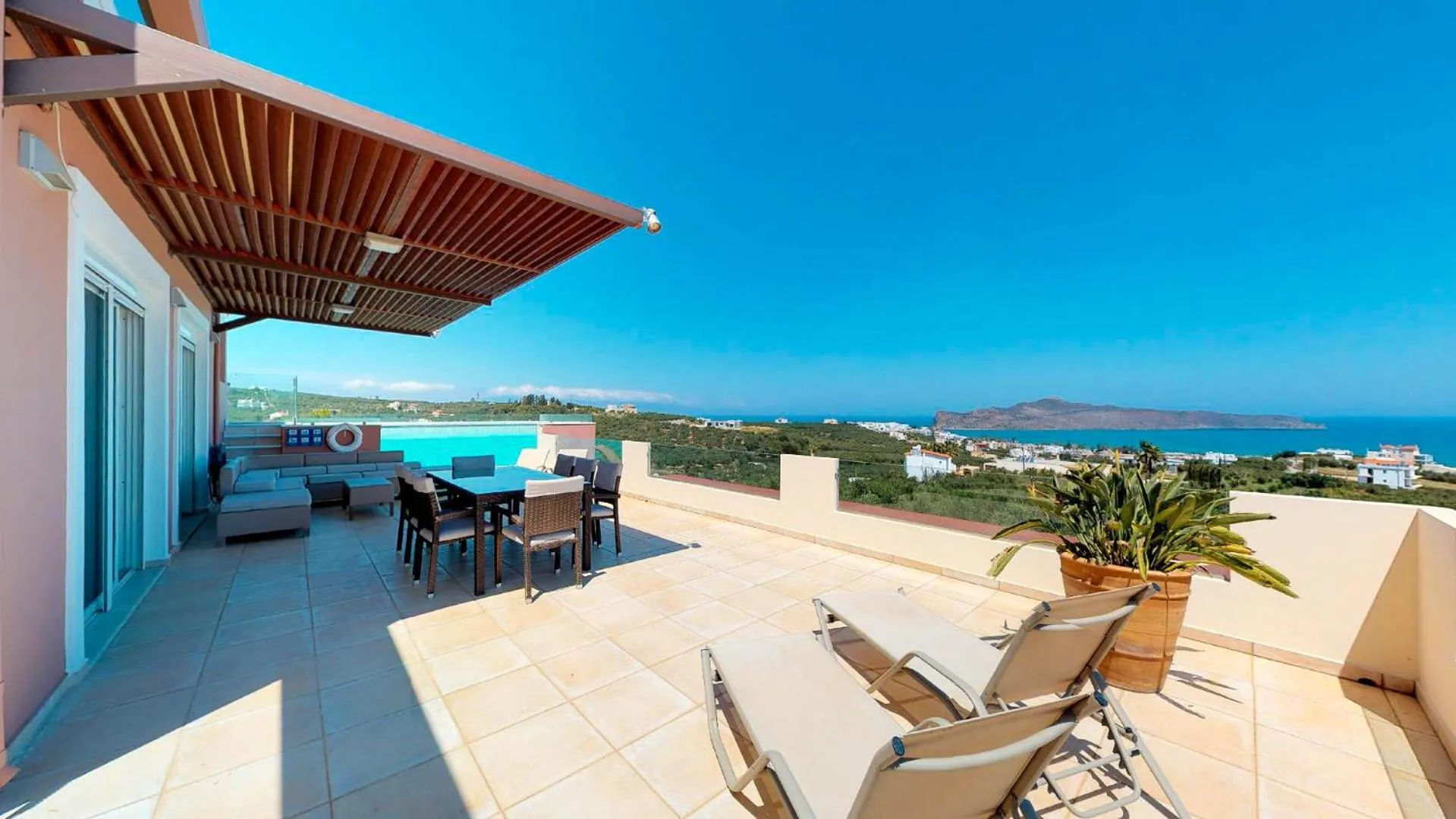 Balcony/Terrace in Lofos Village Chania