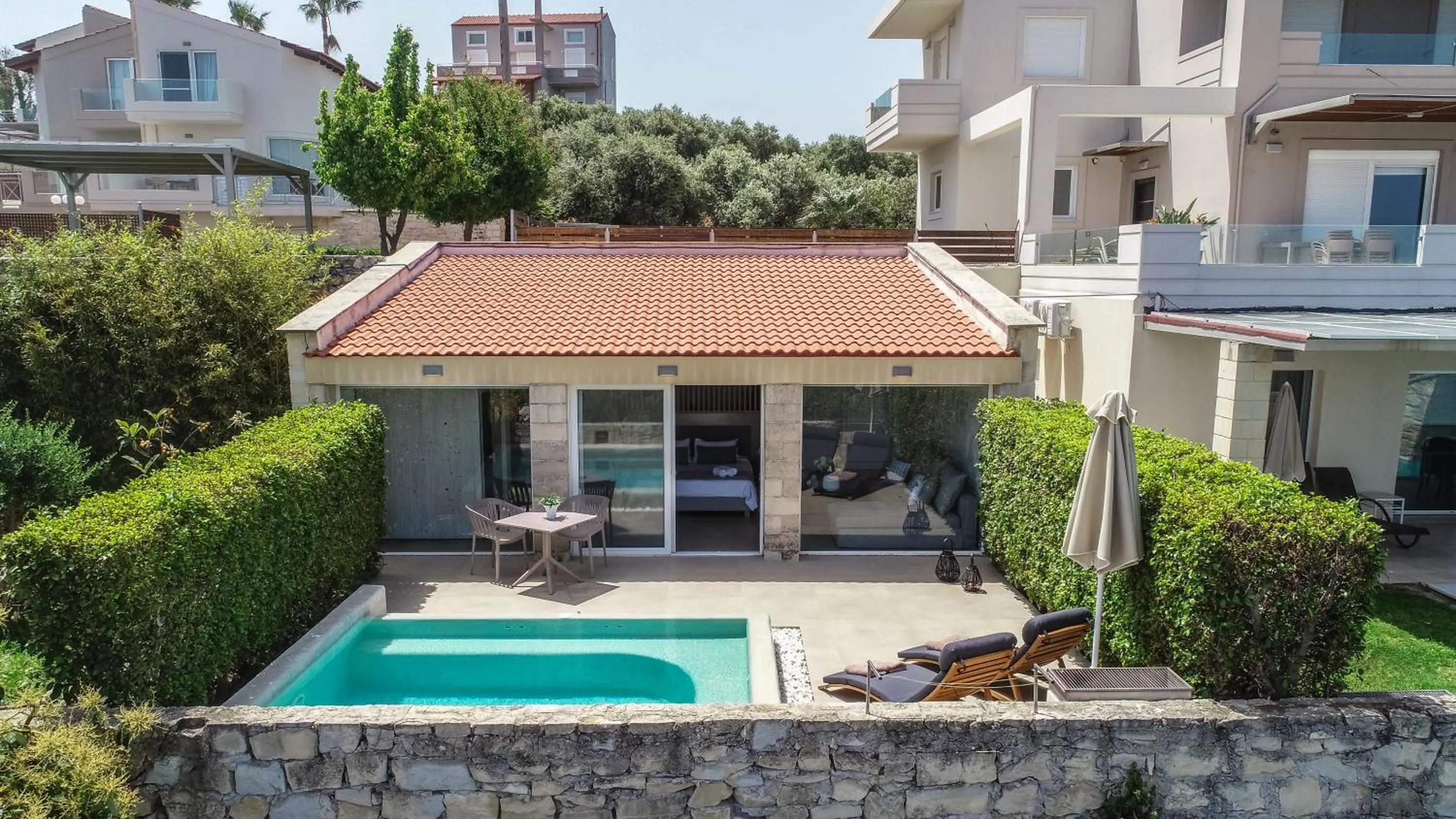 Swimming pool in Lofos Village Chania