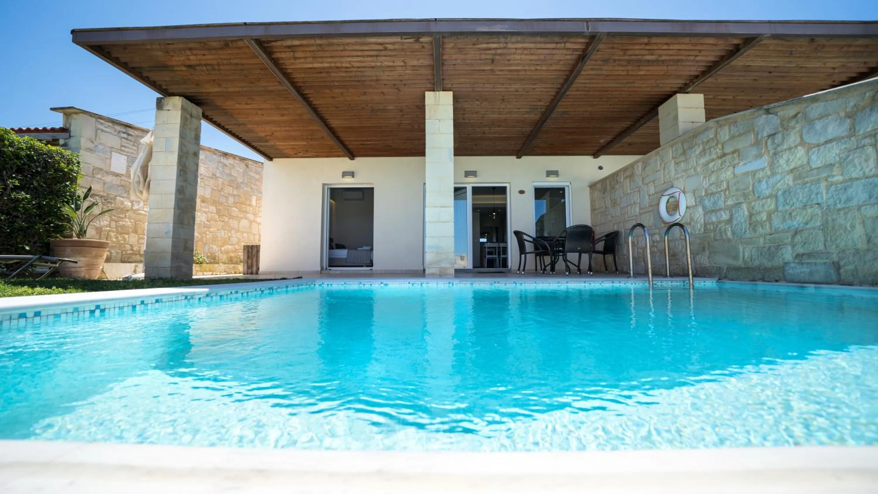 Swimming pool in Lofos Village Chania