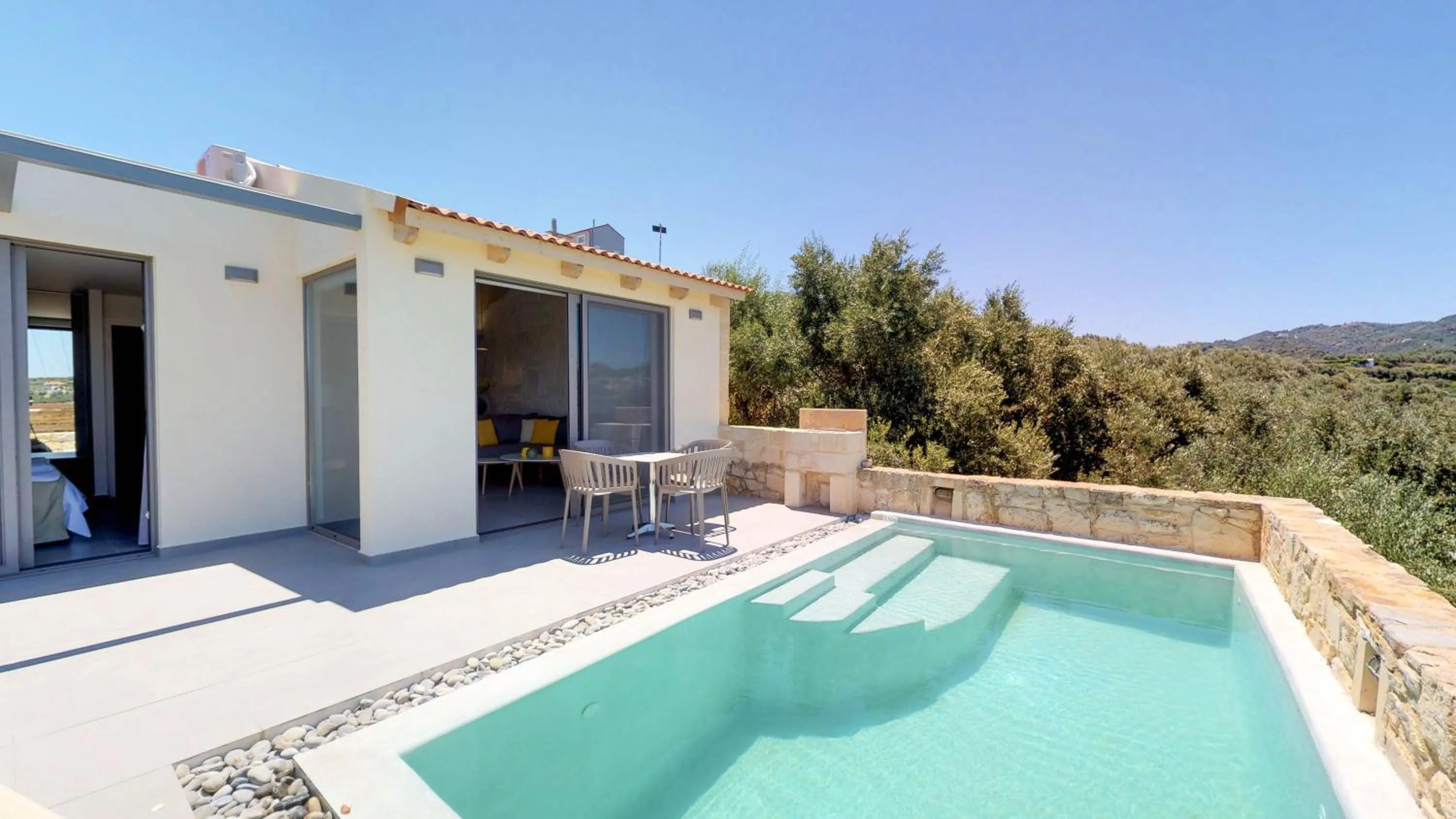 Swimming pool in Lofos Village Chania