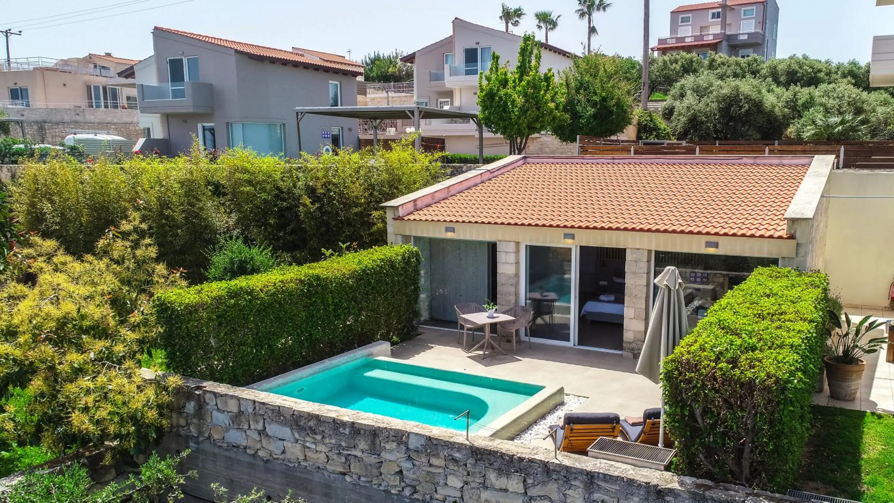 Swimming pool in Lofos Village Chania