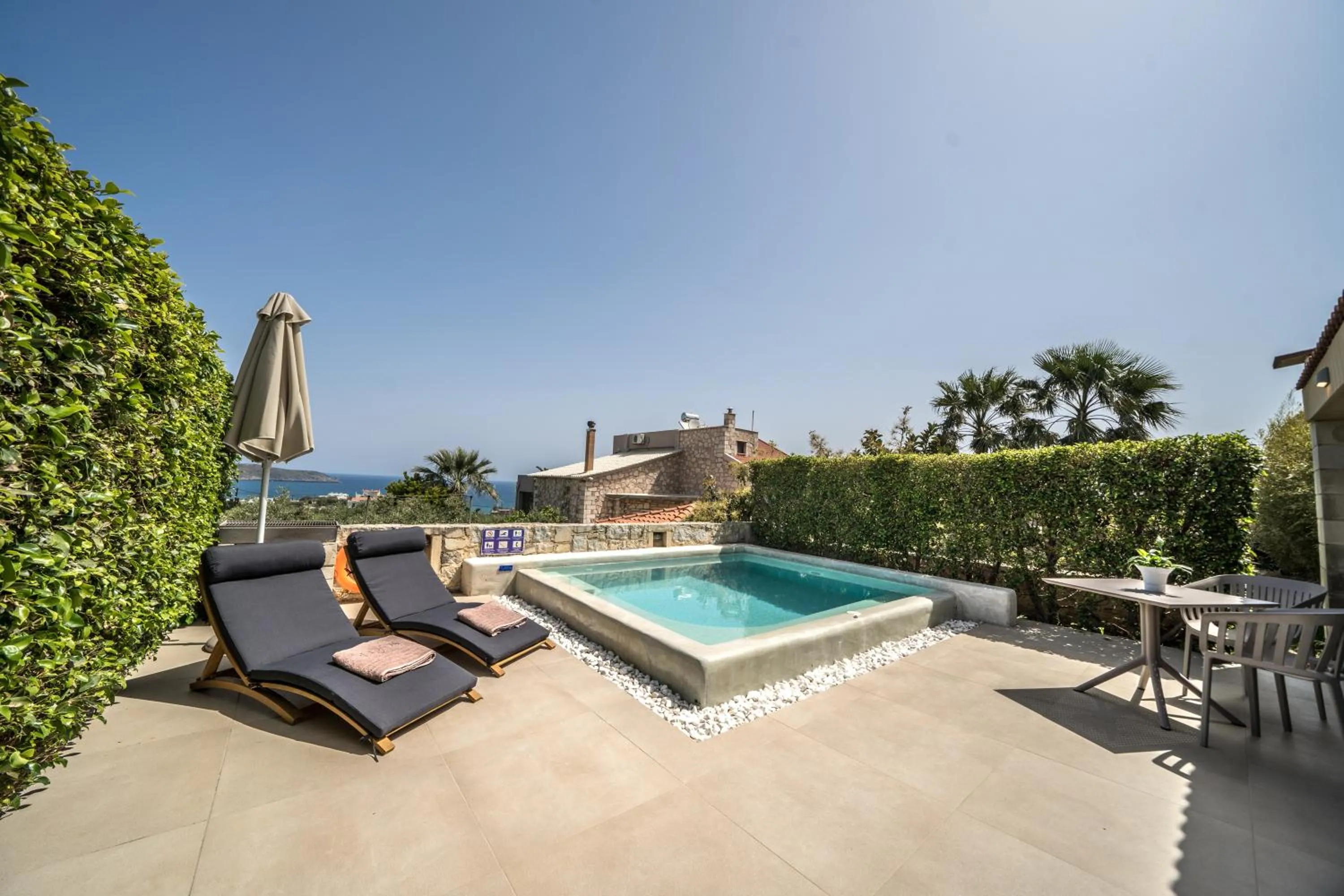 Swimming pool in Lofos Village Chania