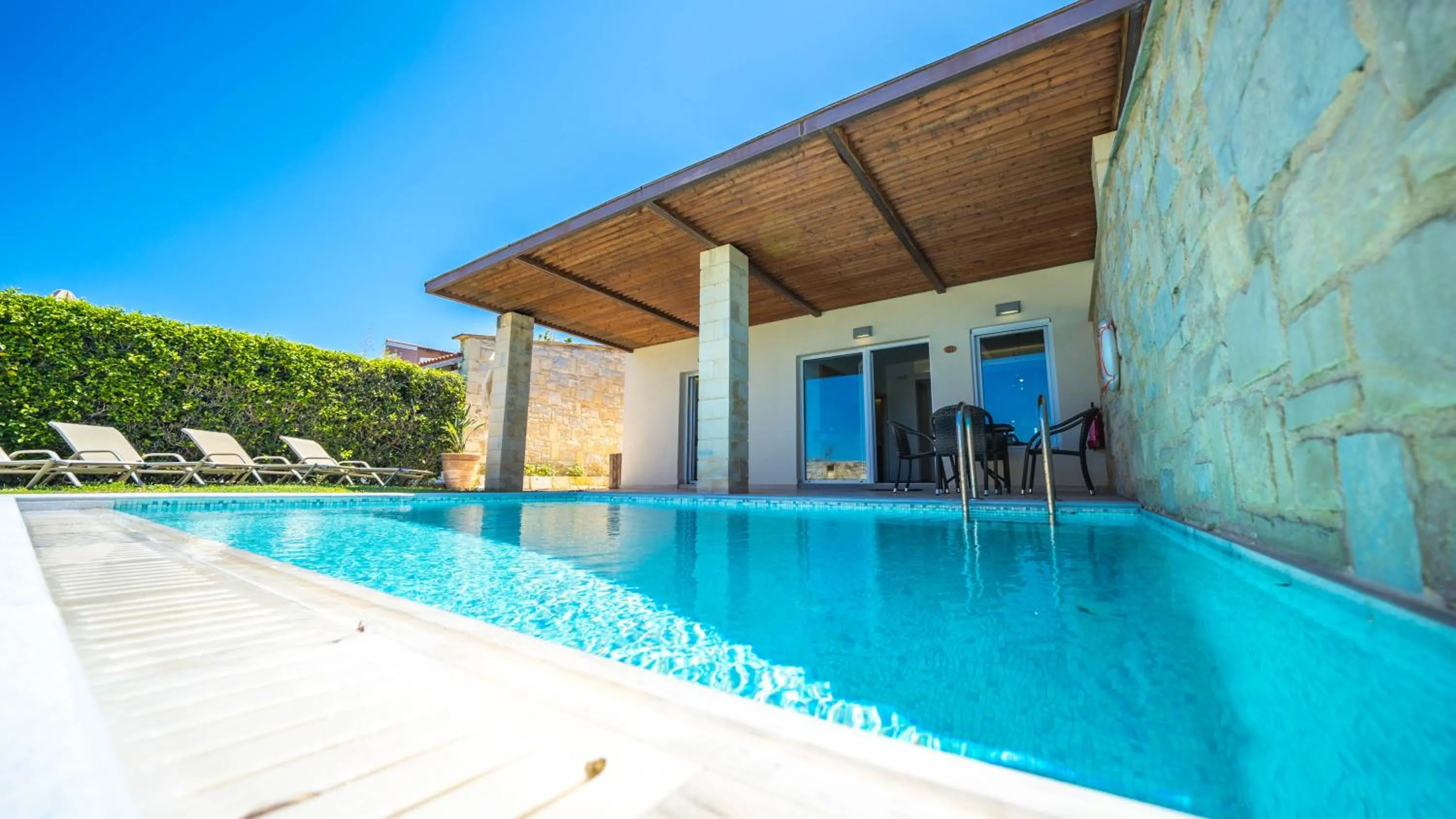 Swimming pool in Lofos Village Chania