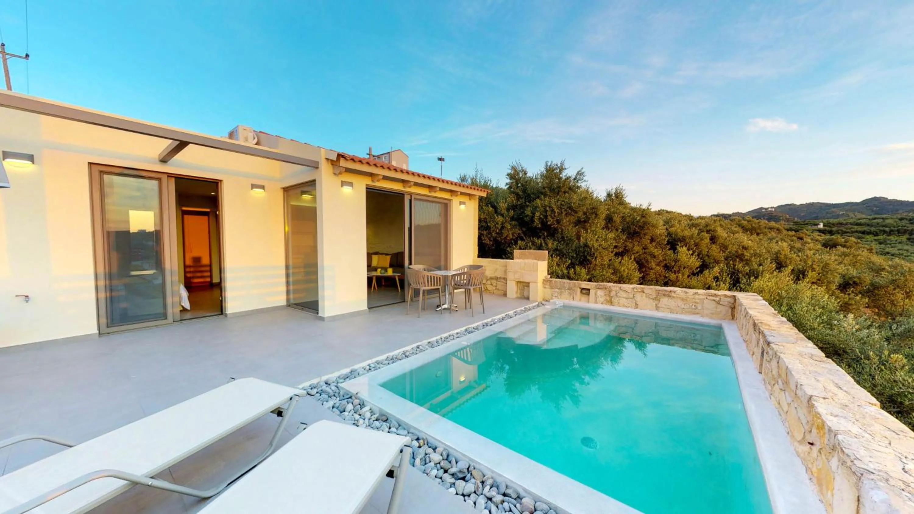 Swimming pool in Lofos Village Chania
