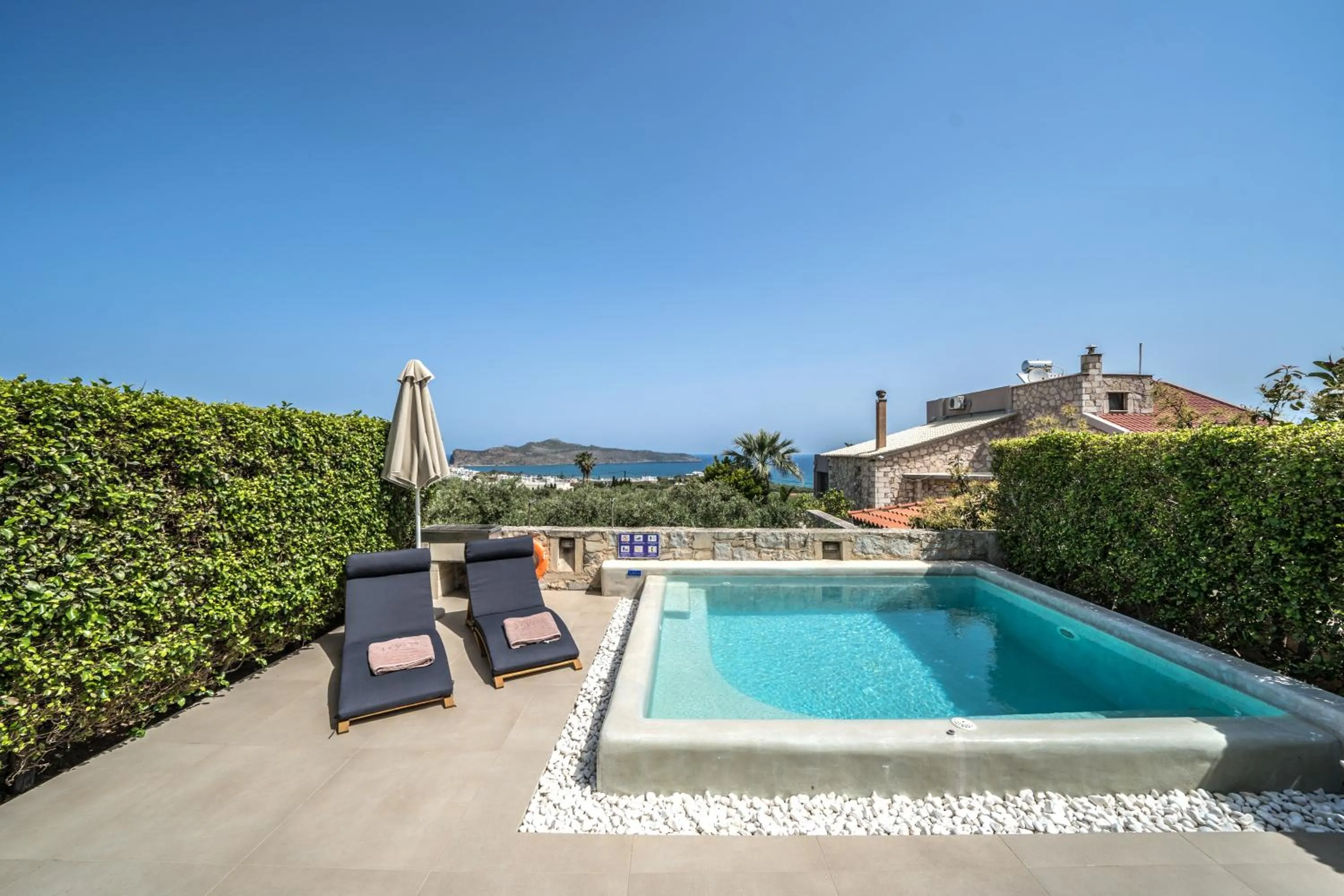 Swimming pool in Lofos Village Chania