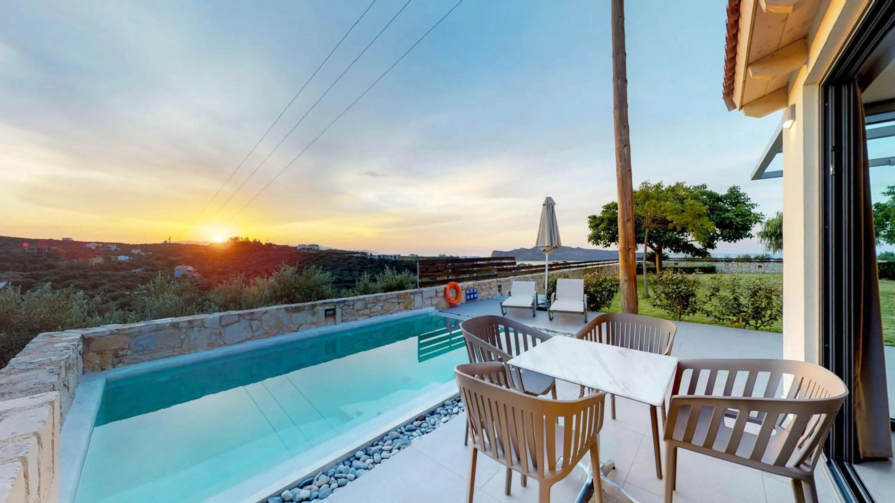Swimming pool in Lofos Village Chania