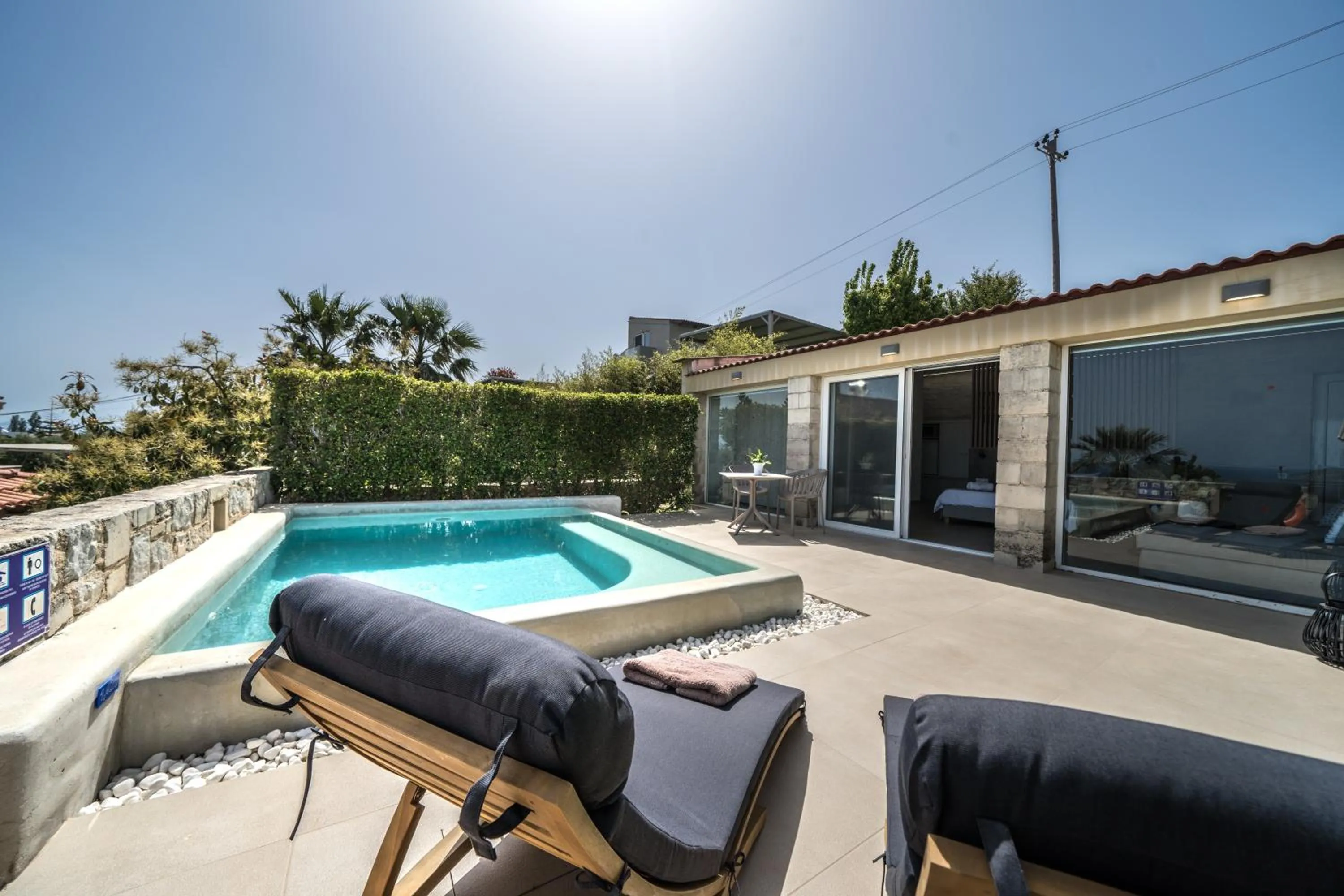 Swimming pool in Lofos Village Chania