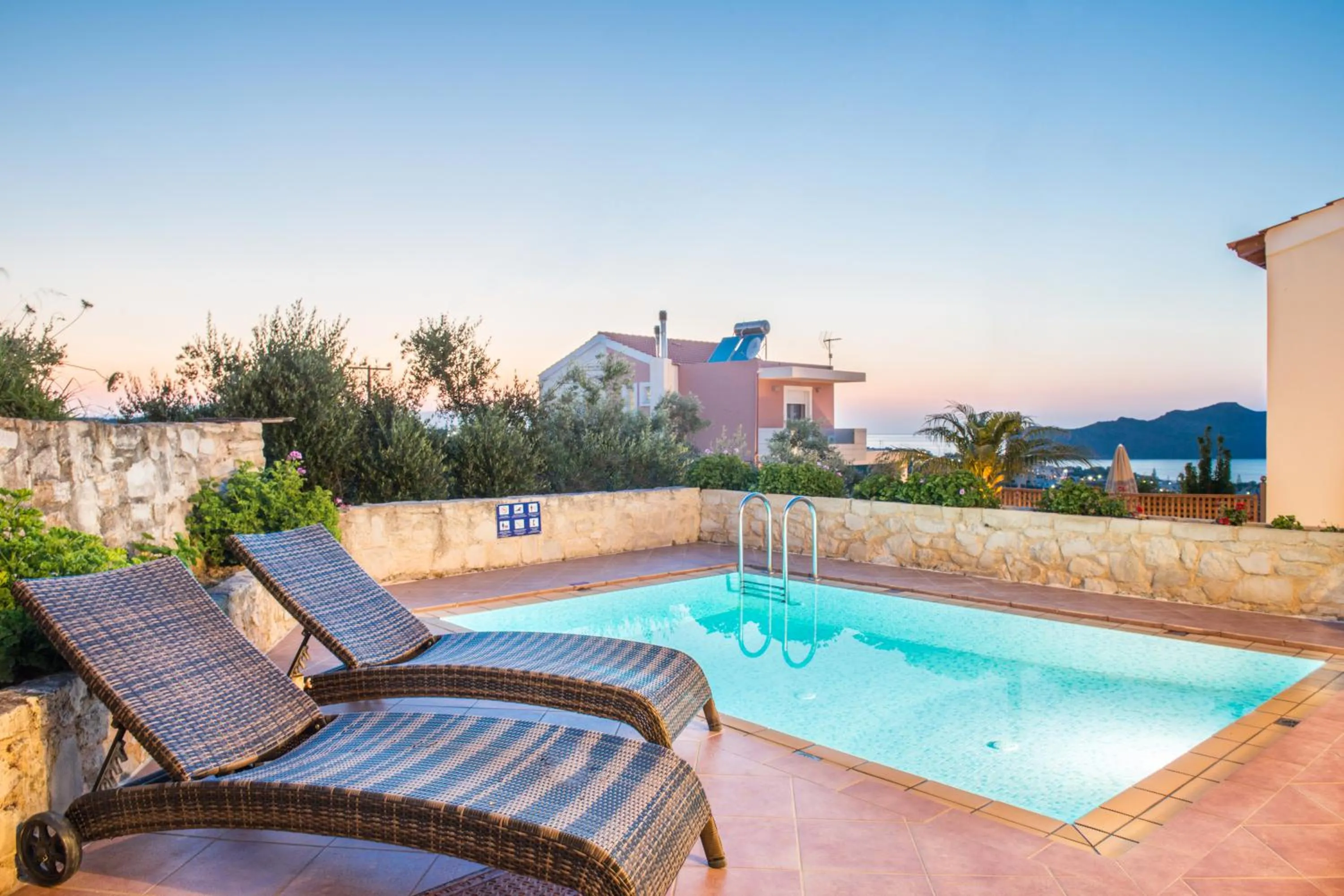 Swimming pool in Lofos Village Chania