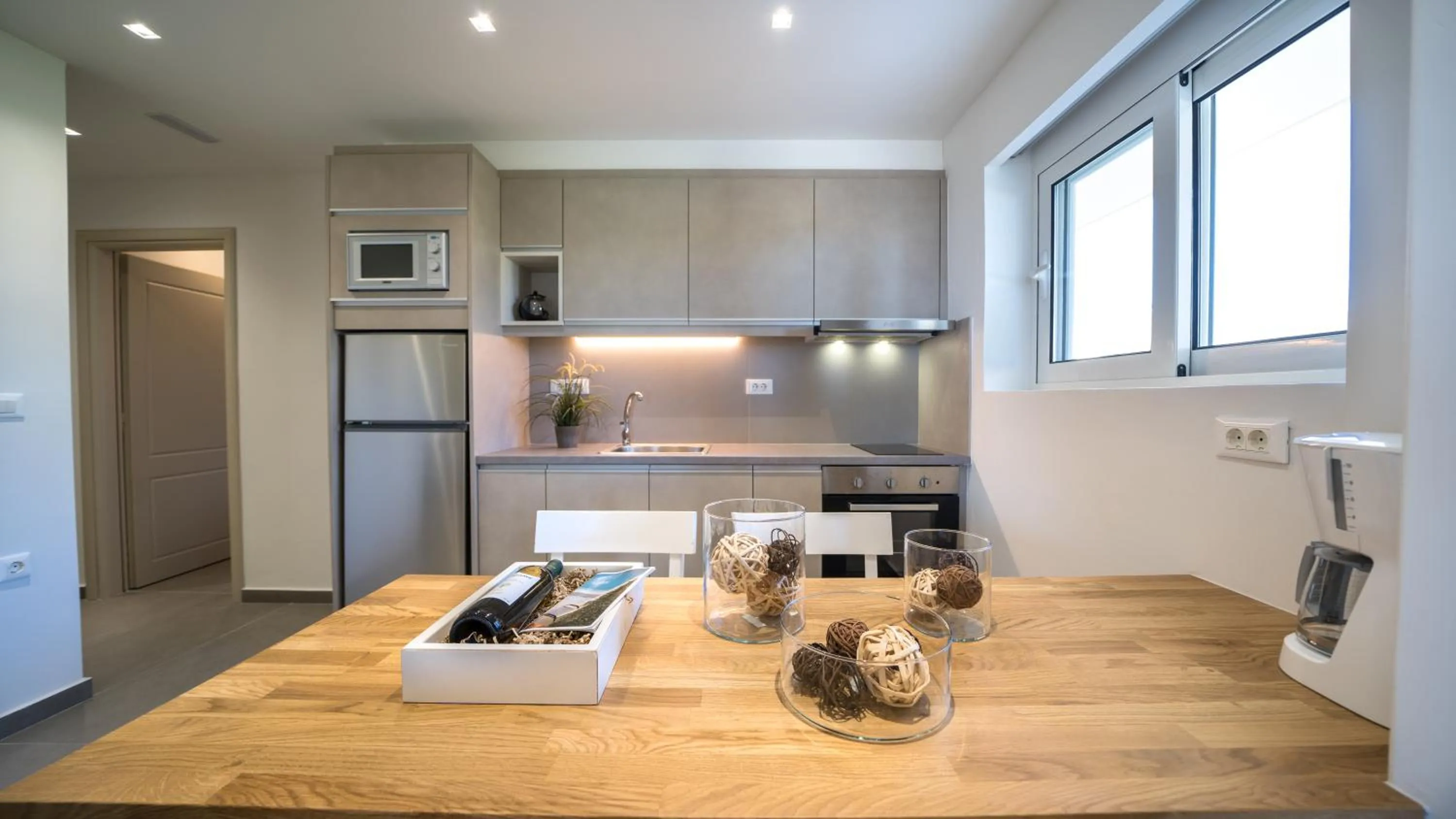 Kitchen or kitchenette in Lofos Village Chania
