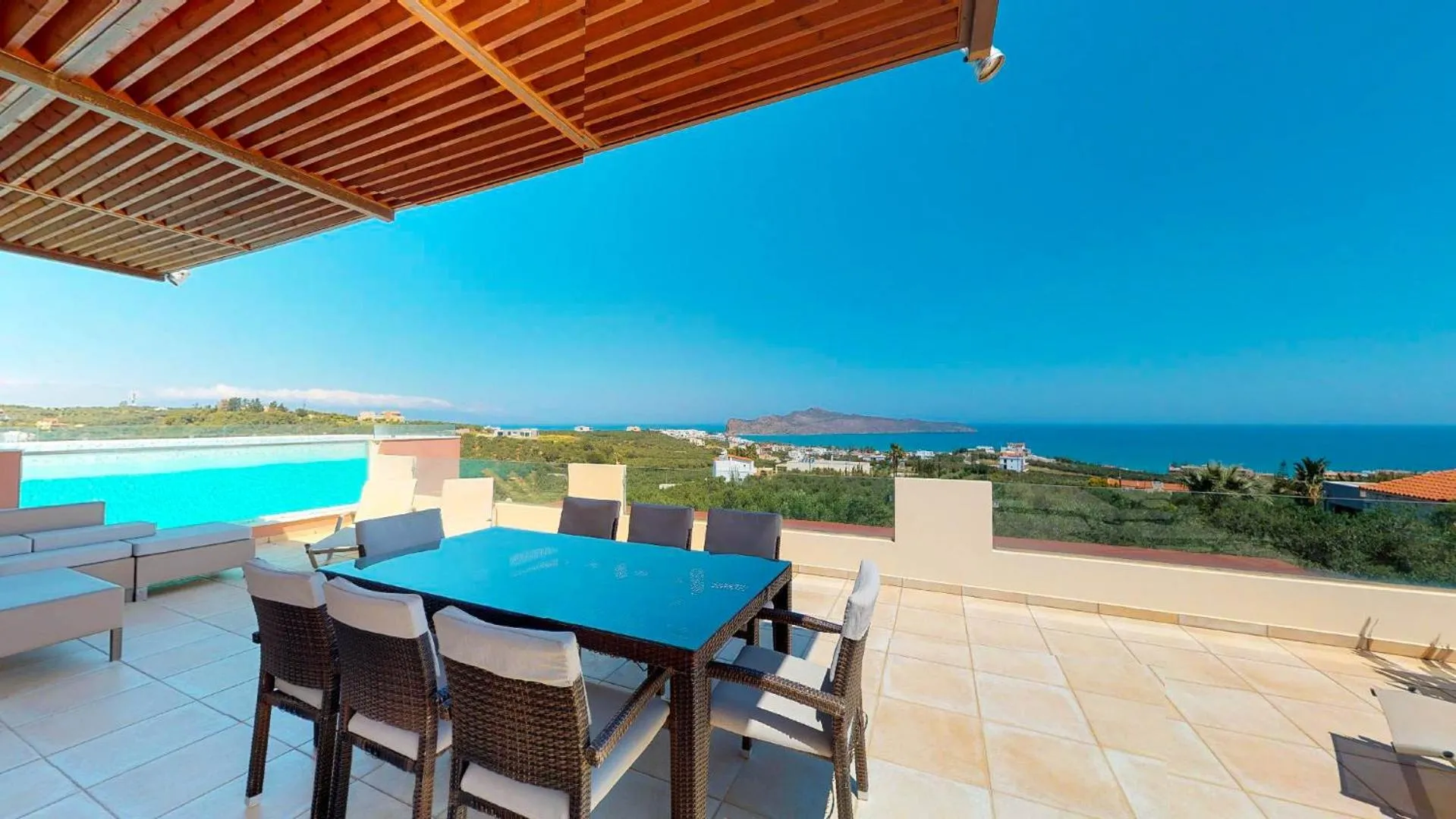 Balcony/Terrace in Lofos Village Chania