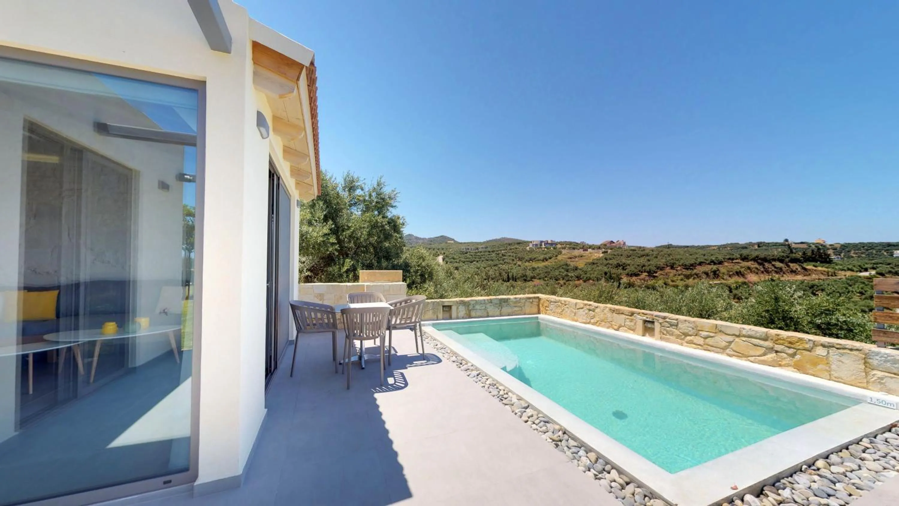 Swimming pool in Lofos Village Chania