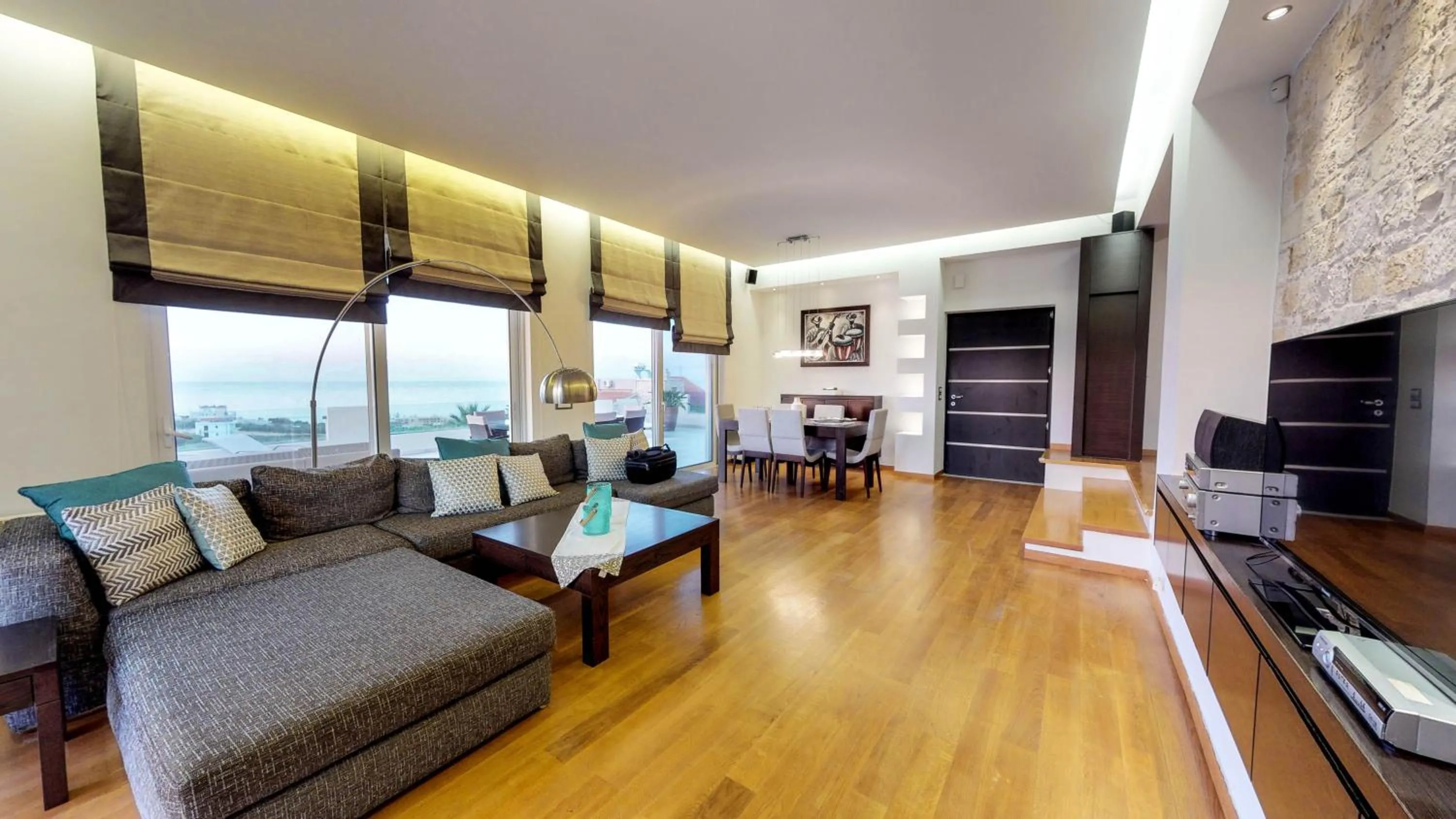 Living room in Lofos Village Chania