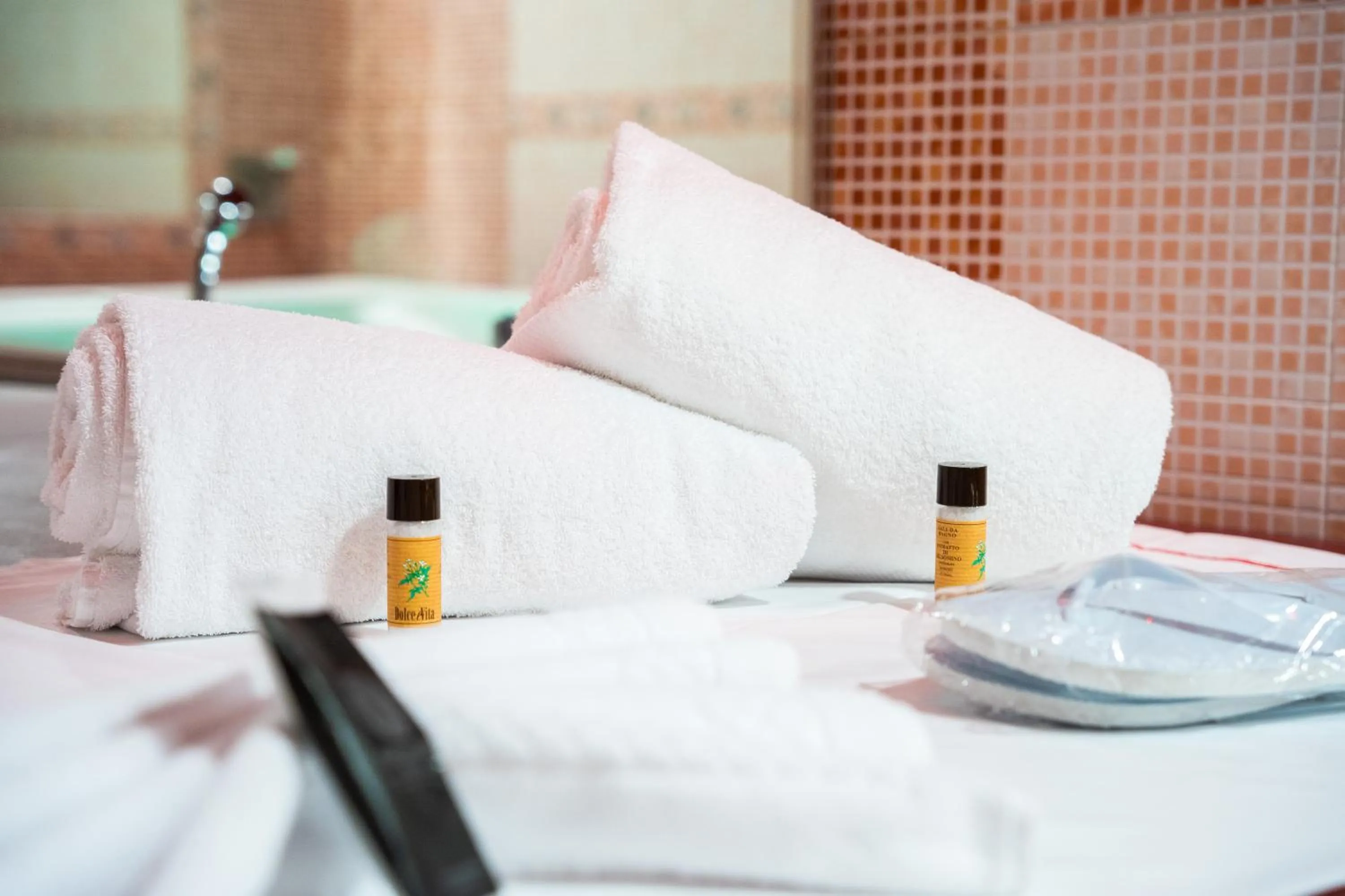 Bed in Marcantonio Hotel