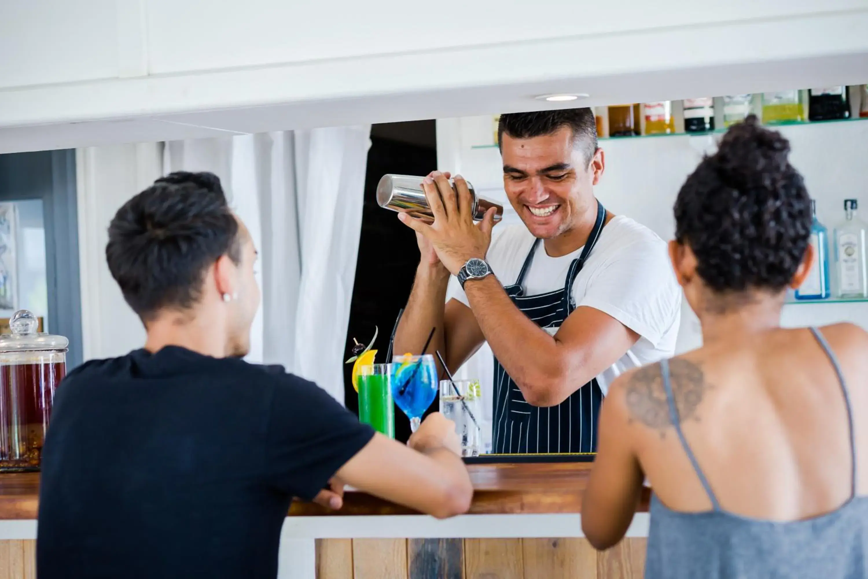 Lounge or bar in Hôtel Le Grand Bleu Lounge or bar in Hôtel Le Grand Bleu