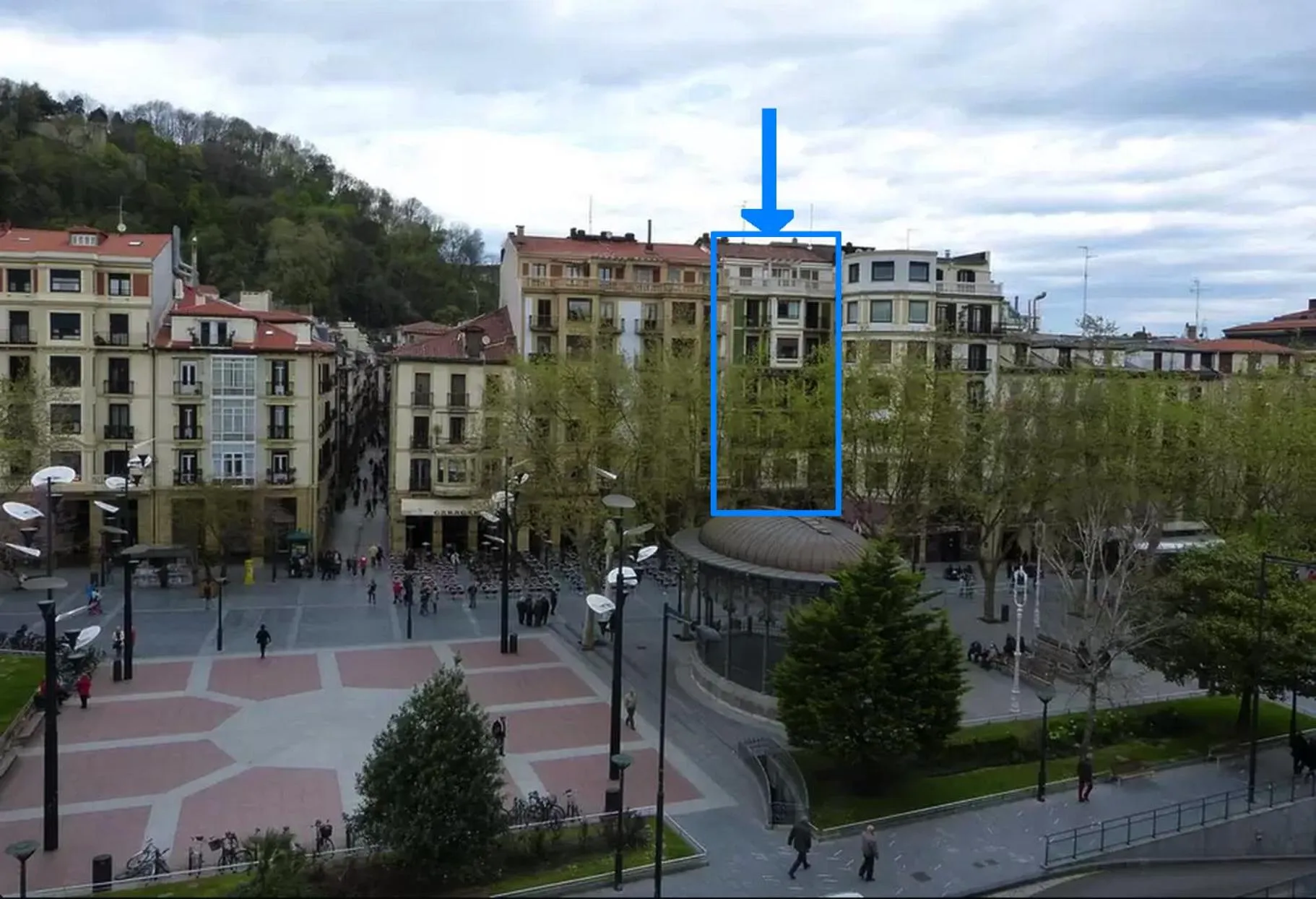 Bird's eye view in LUXURY IN OLD TOWN NEAR BEACH by www,SanSebastianApartments,es