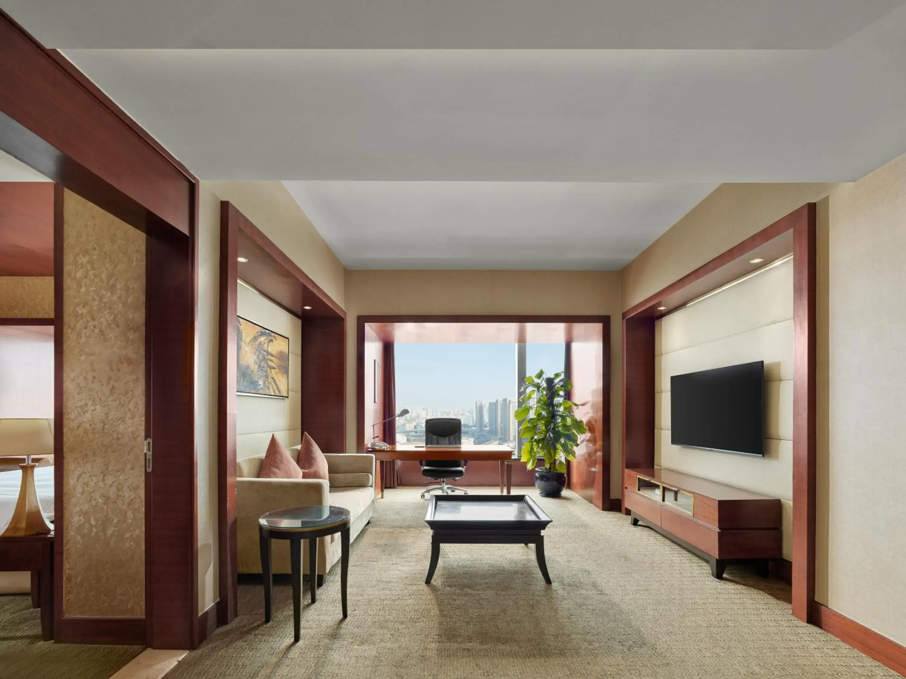 Living room in Hilton Hefei Living room in Hilton Hefei
