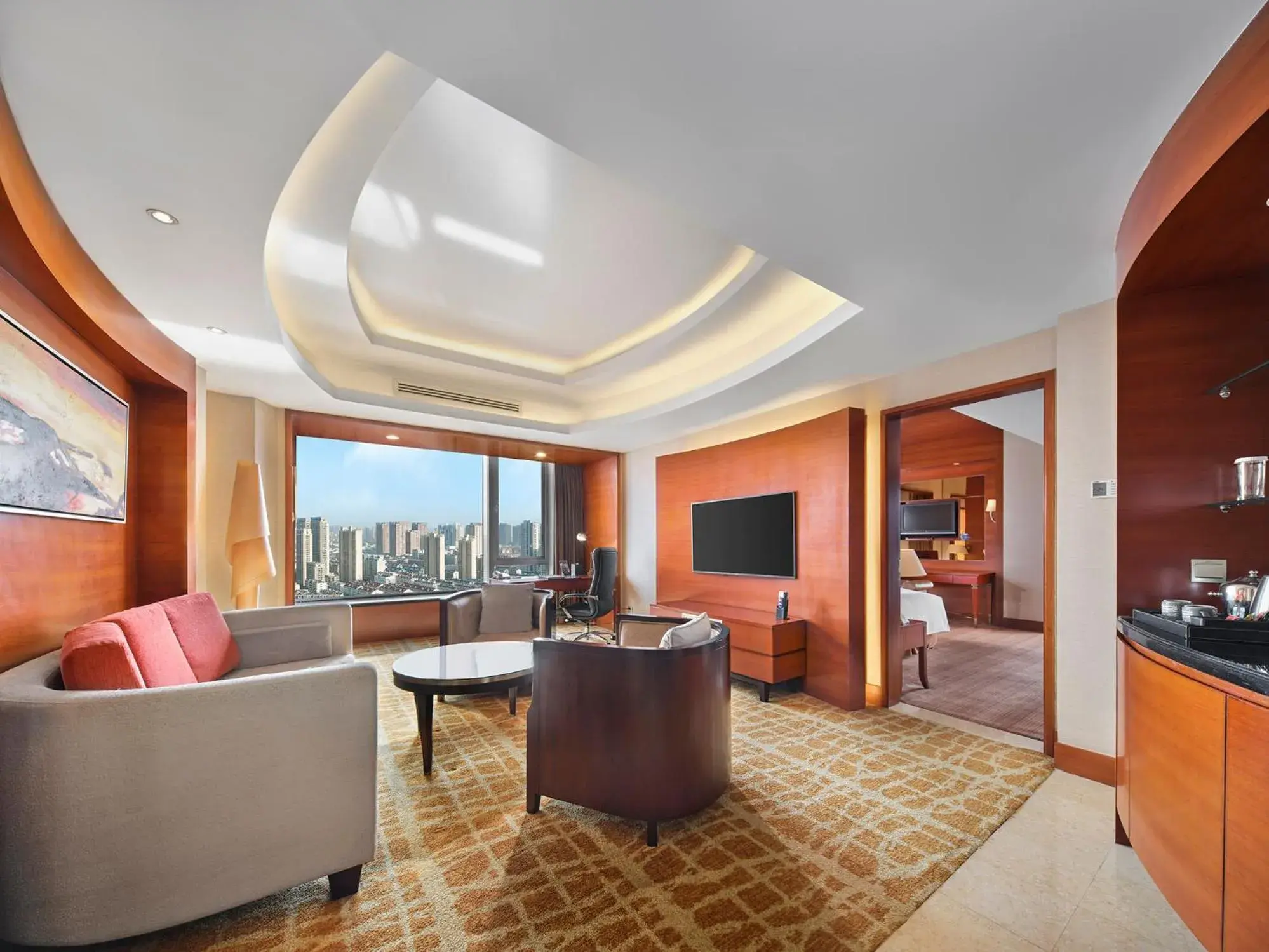 Living room in Hilton Hefei Living room in Hilton Hefei