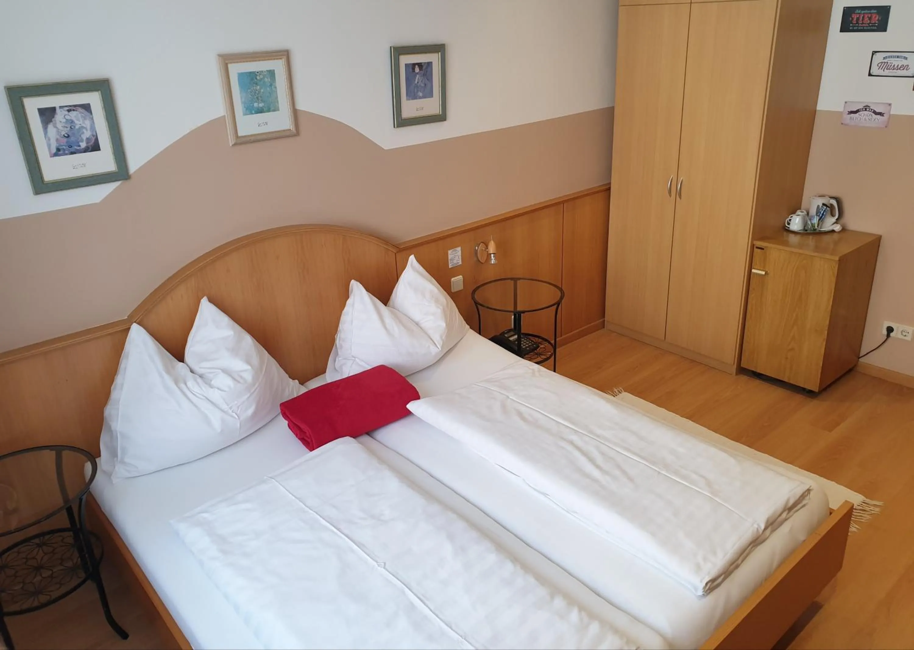 Bed in Hotel Pension Alte Mühle