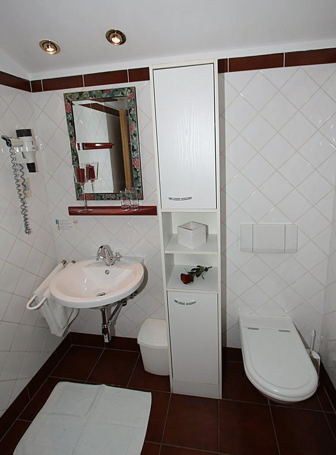 Toilet in Hotel Pension Alte Mühle