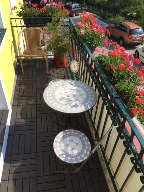 Balcony/Terrace in Hotel Pension Alte Mühle