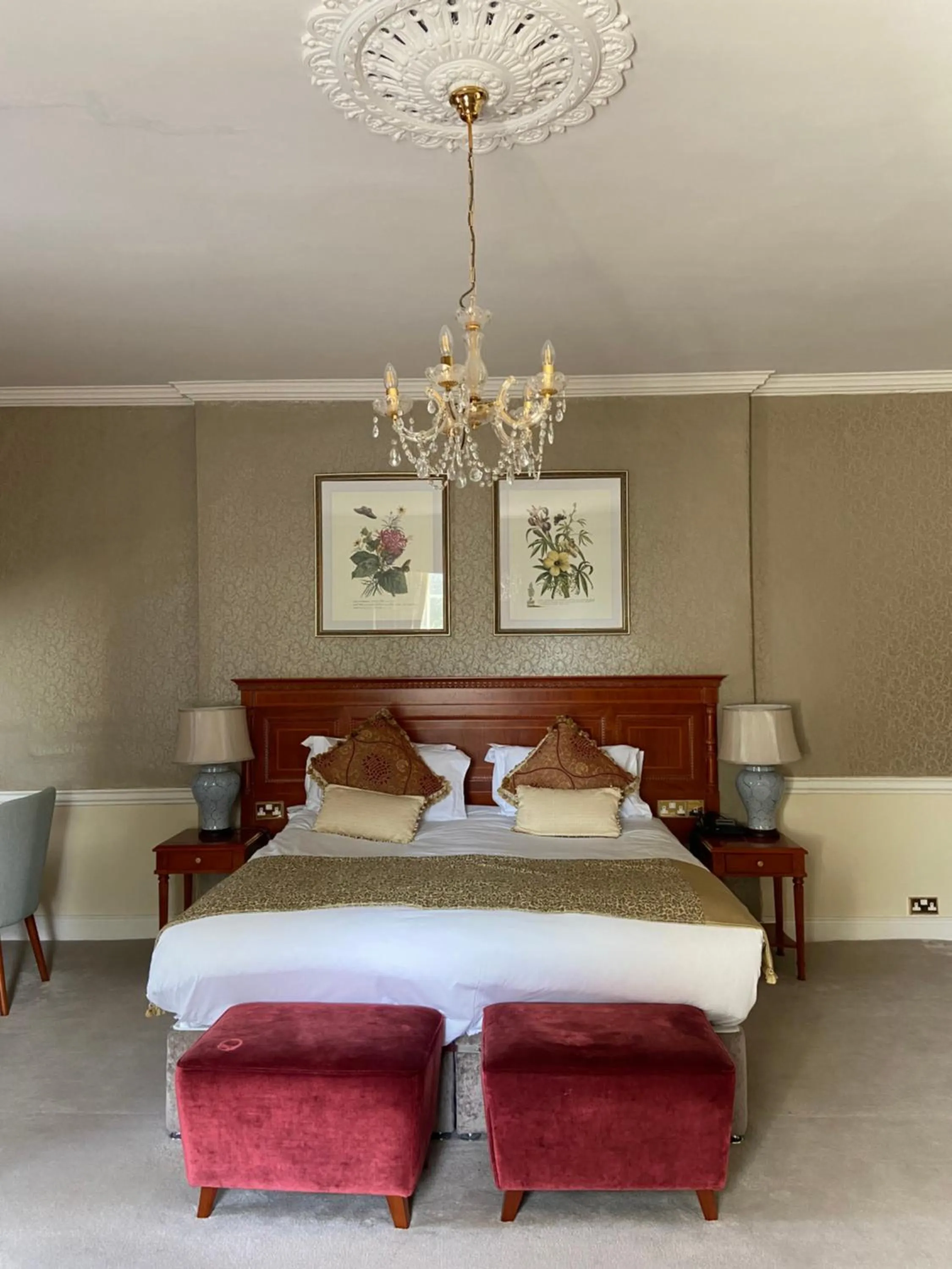 Bed in Leixlip Manor Hotel