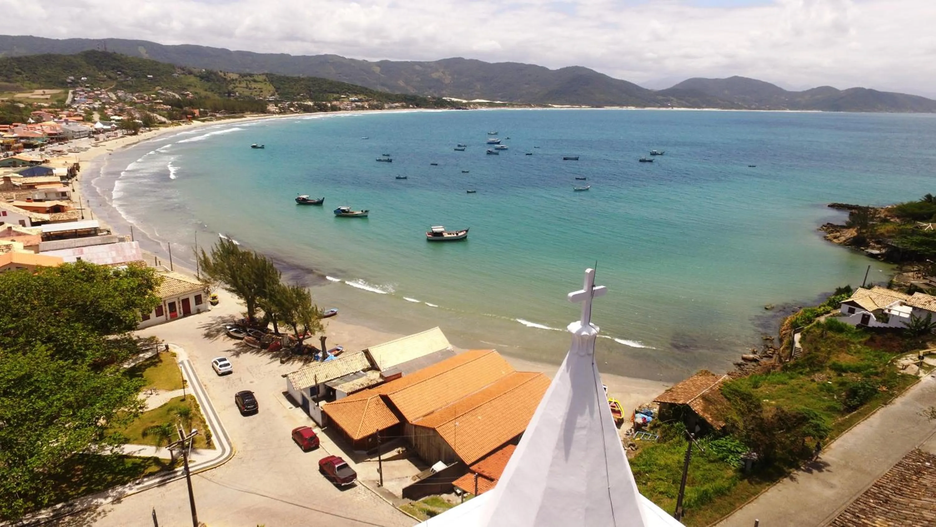 Sea view in Pousada Palhocinha Garopaba