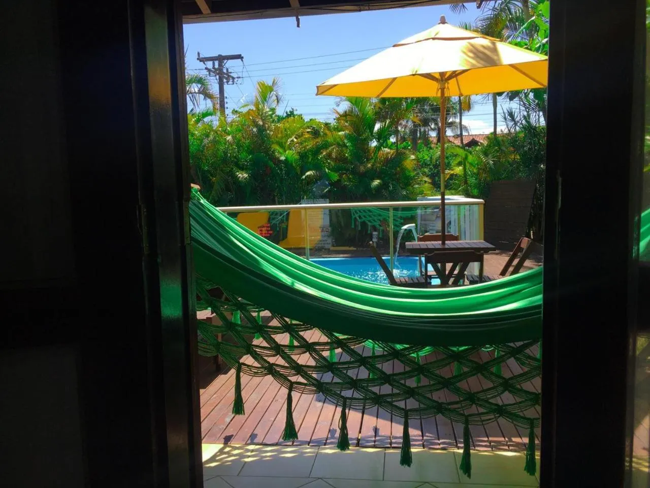 Swimming pool in Pousada Palhocinha Garopaba