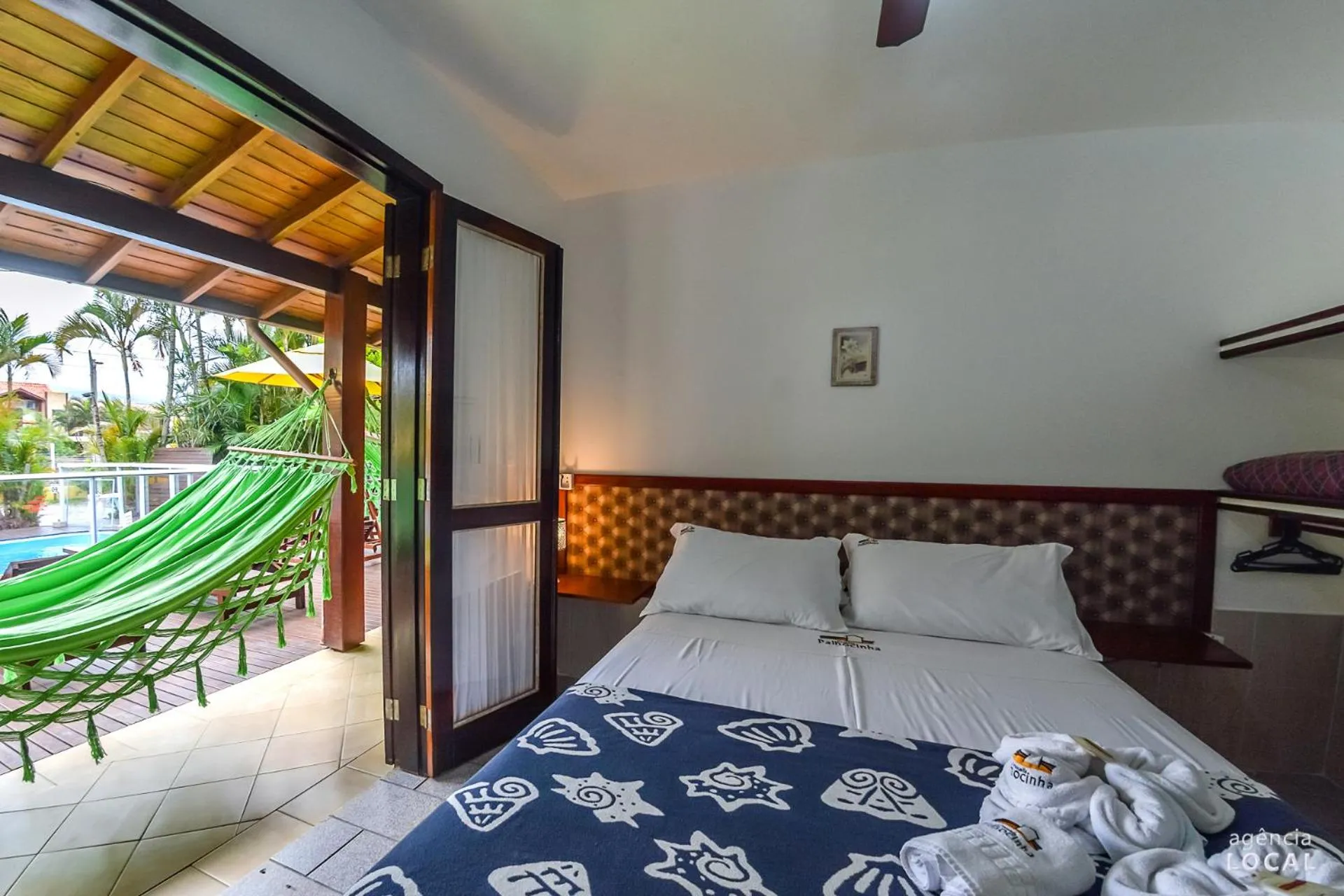 Bed in Pousada Palhocinha Garopaba