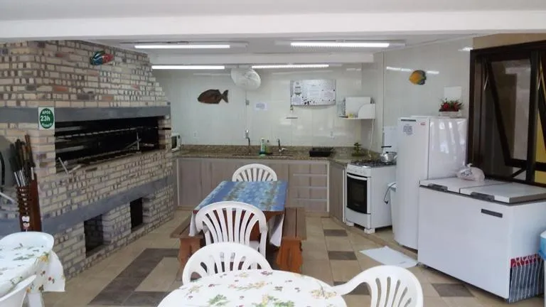 BBQ facilities in Pousada Palhocinha Garopaba