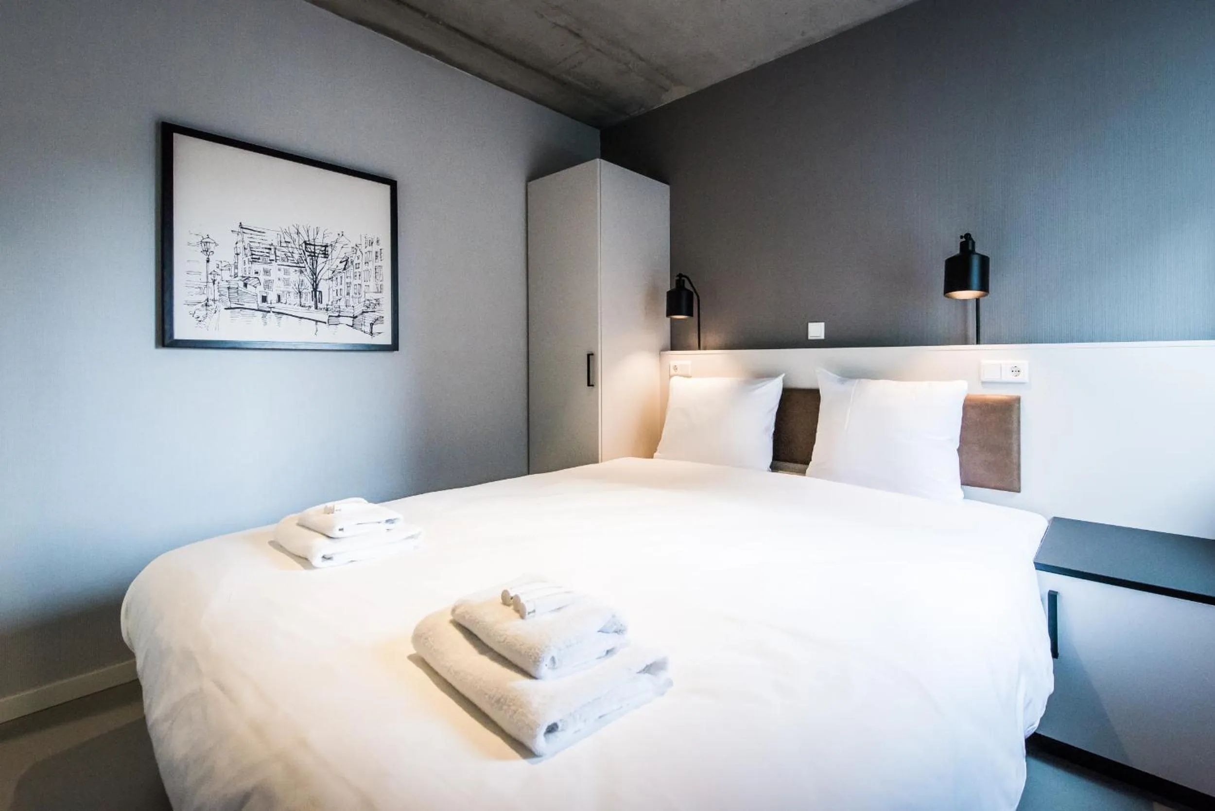 Bed in YAYS Amsterdam East by Numa