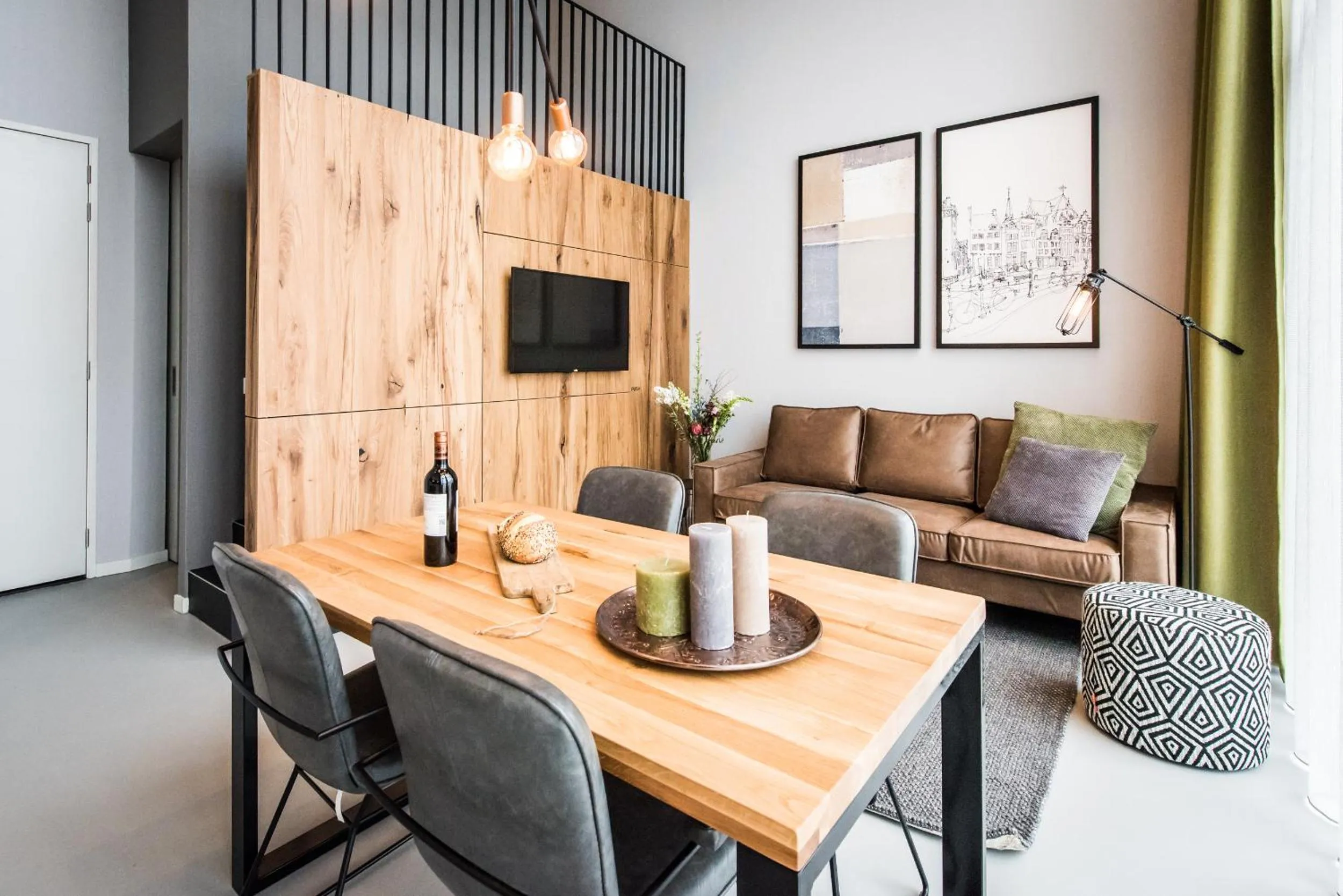 Living room in YAYS Amsterdam East by Numa