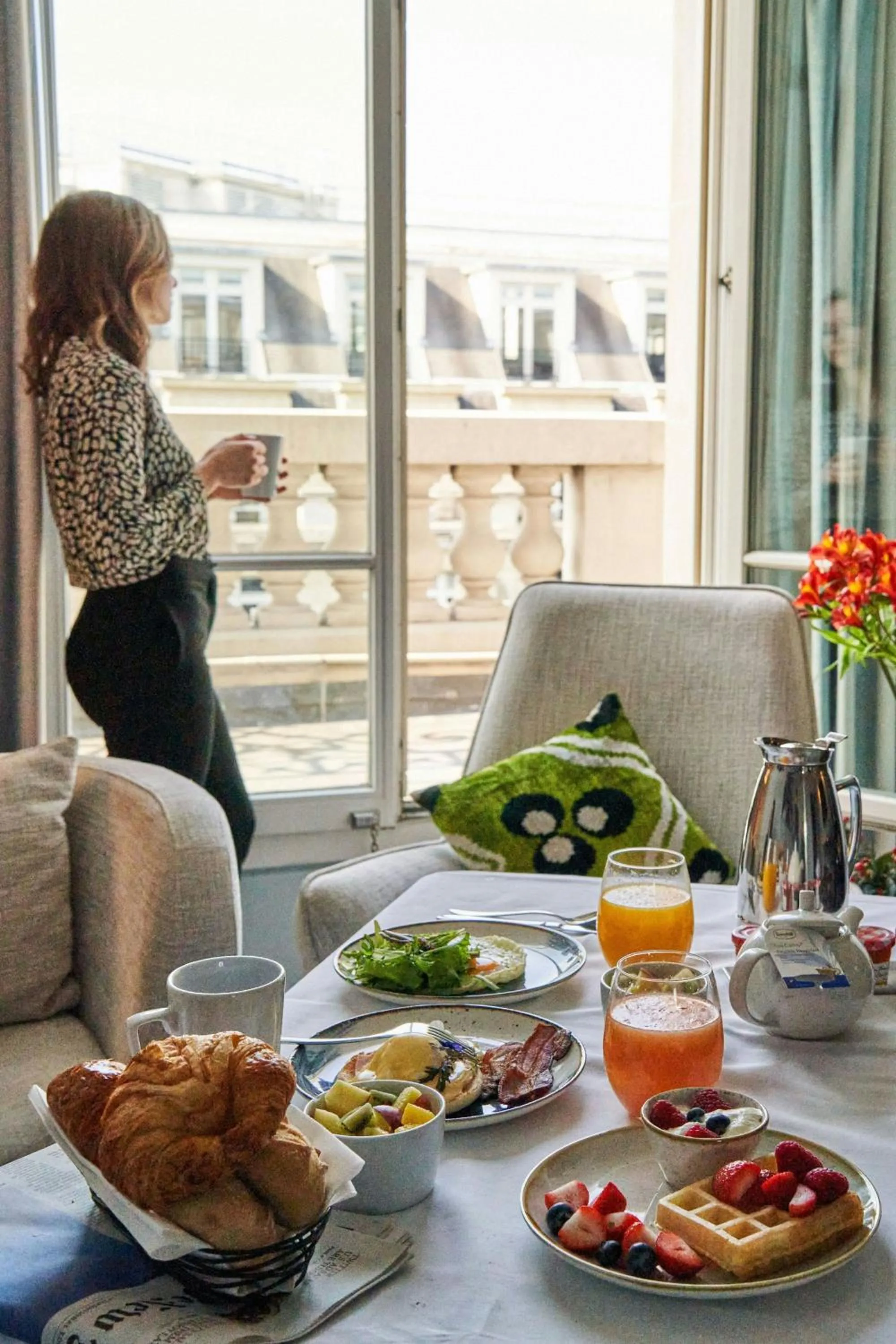 Breakfast in Paris Marriott Opera Ambassador Hotel
