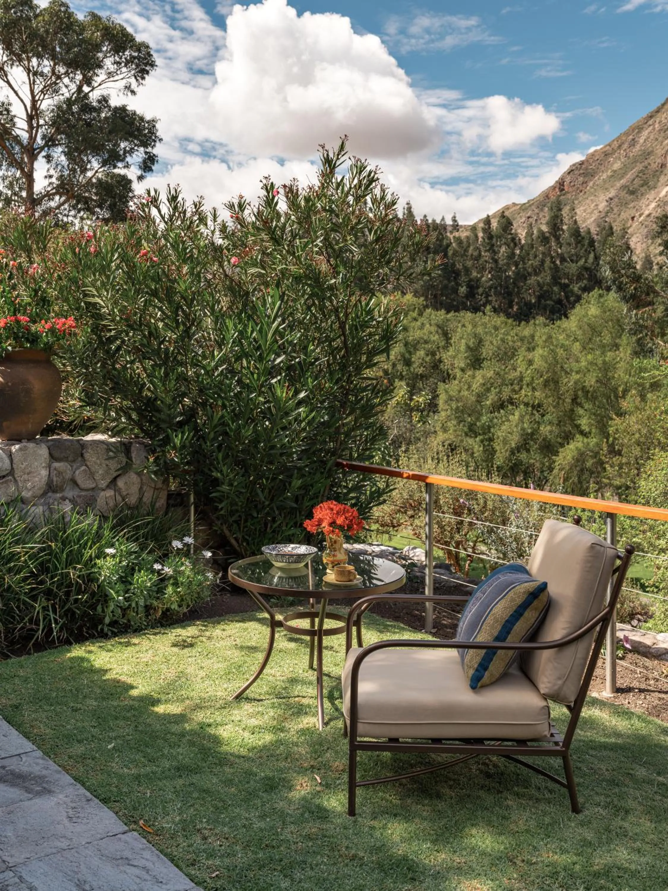 Balcony/Terrace in Rio Sagrado, A Belmond Hotel, Sacred Valley
