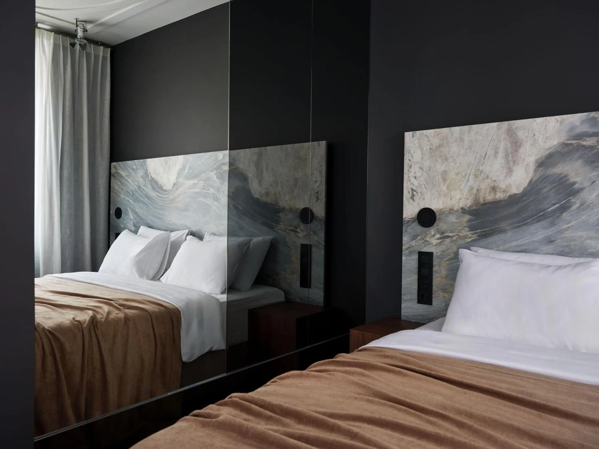 Bed in Hotel Reja, a Member of Design Hotels