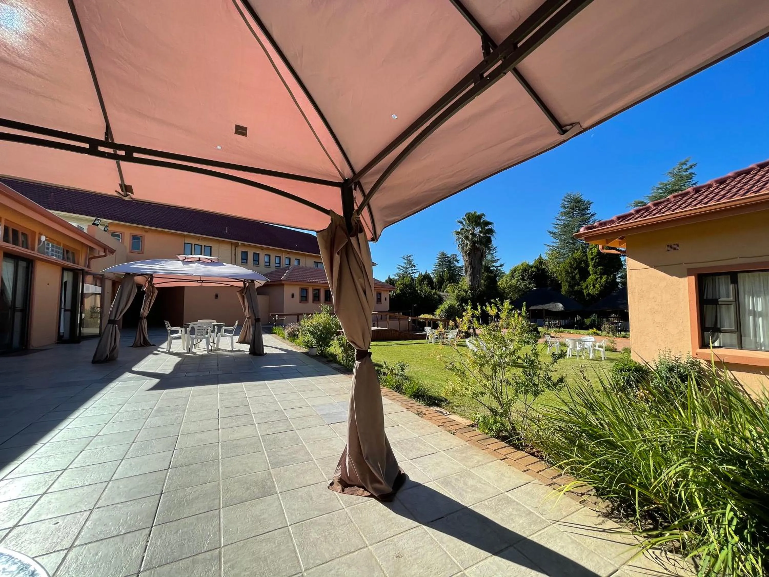 Patio in Ngwenya Hotel & Conference Centre
