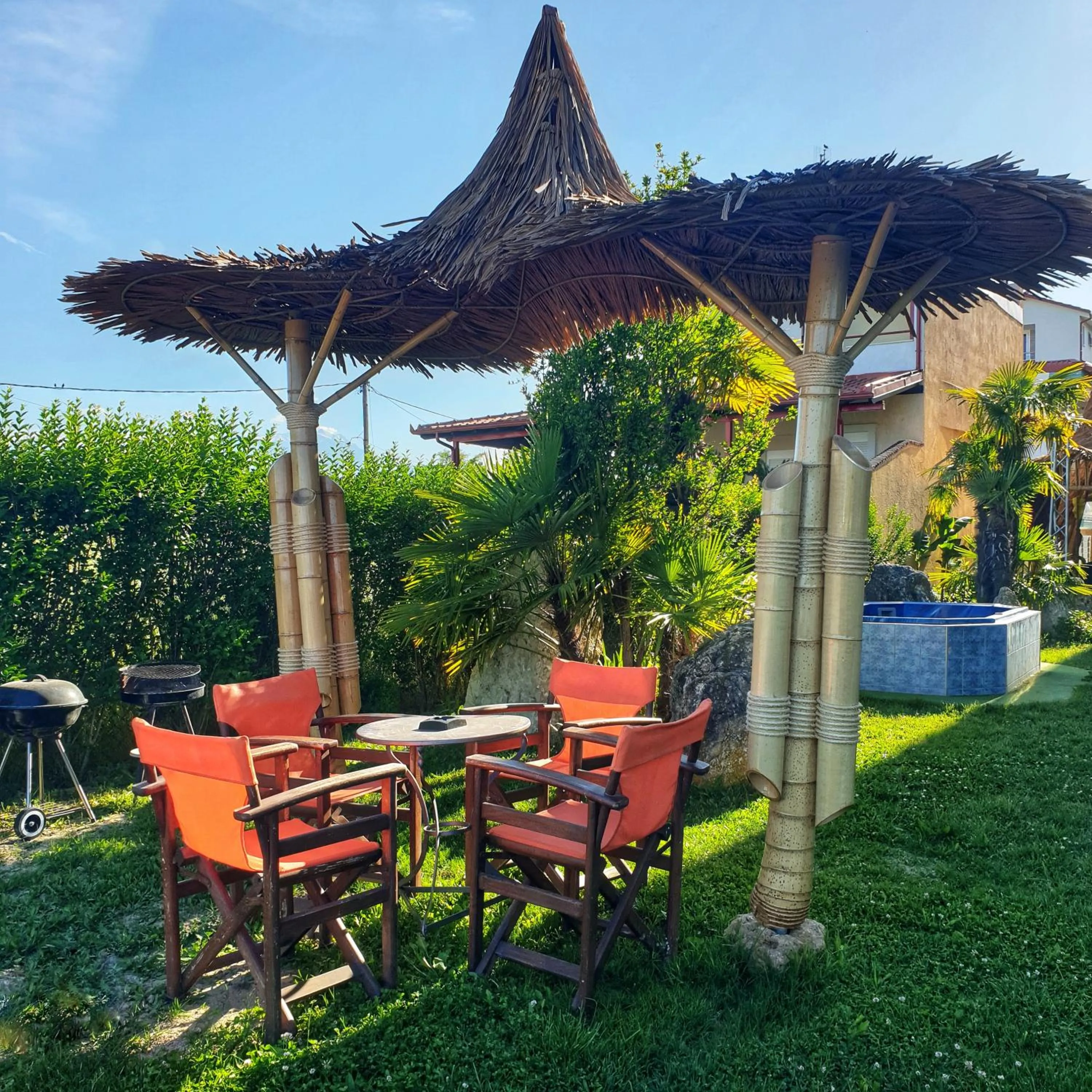 BBQ facilities in Lilalo Ηotel