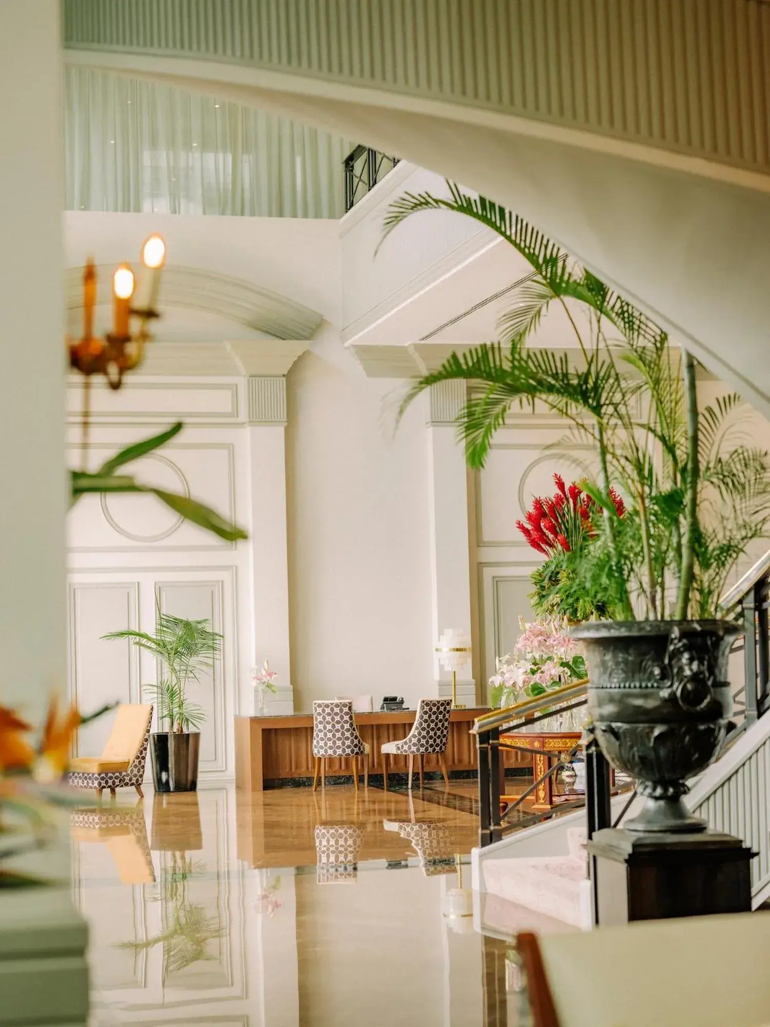 Lobby or reception in Miraflores Park, A Belmond Hotel, Lima Lobby or reception in Miraflores Park, A Belmond Hotel, Lima