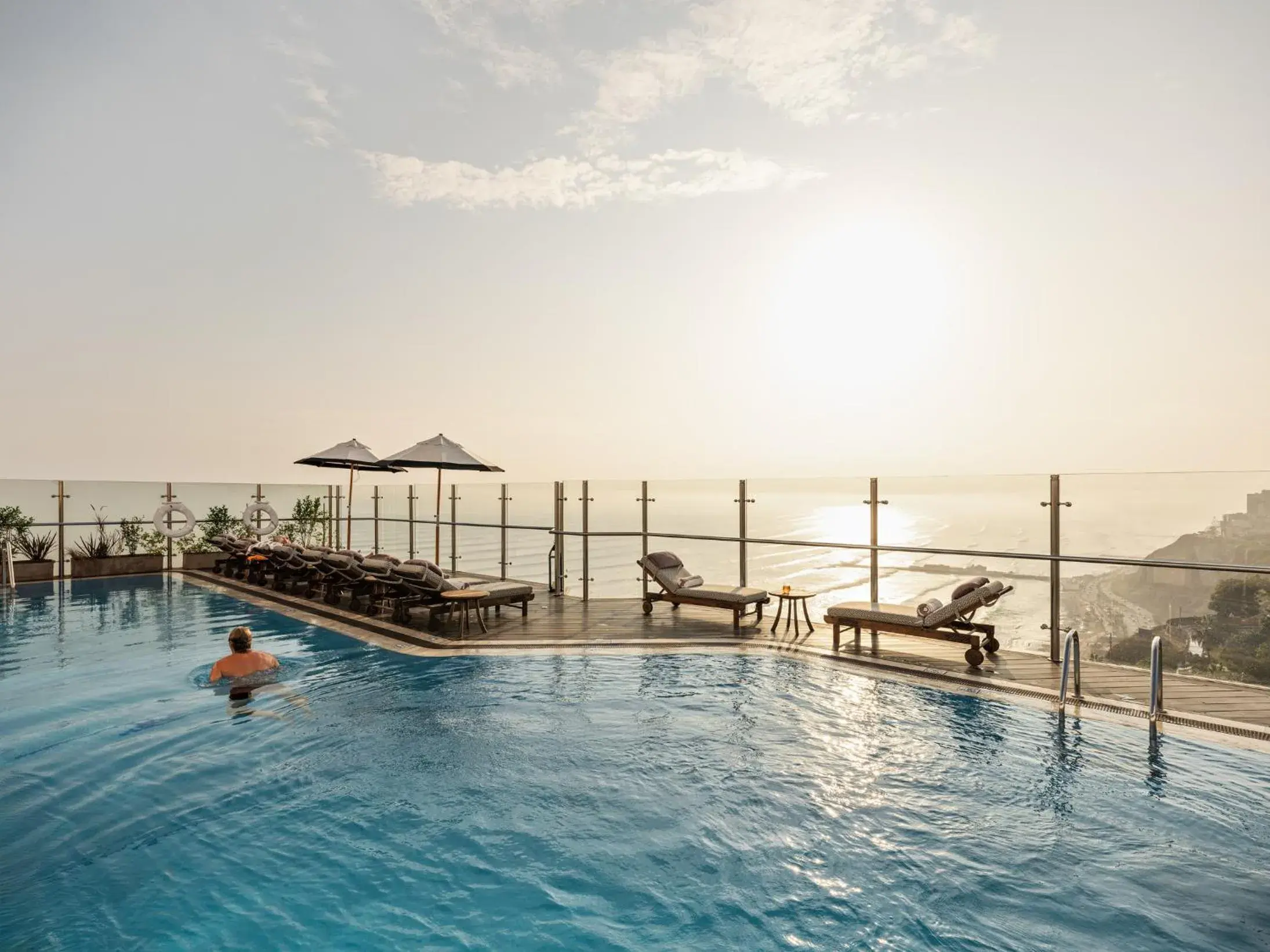 Swimming pool in Miraflores Park, A Belmond Hotel, Lima Swimming pool in Miraflores Park, A Belmond Hotel, Lima