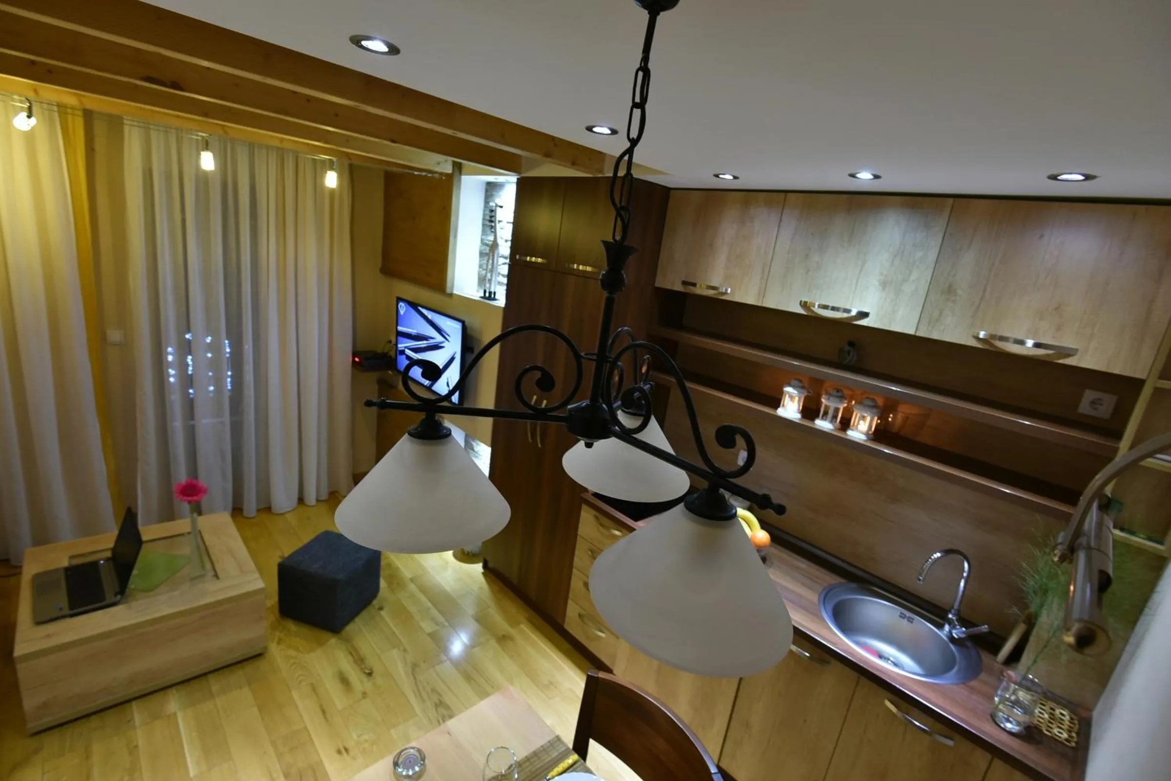 Living room in Villa Natural Wood