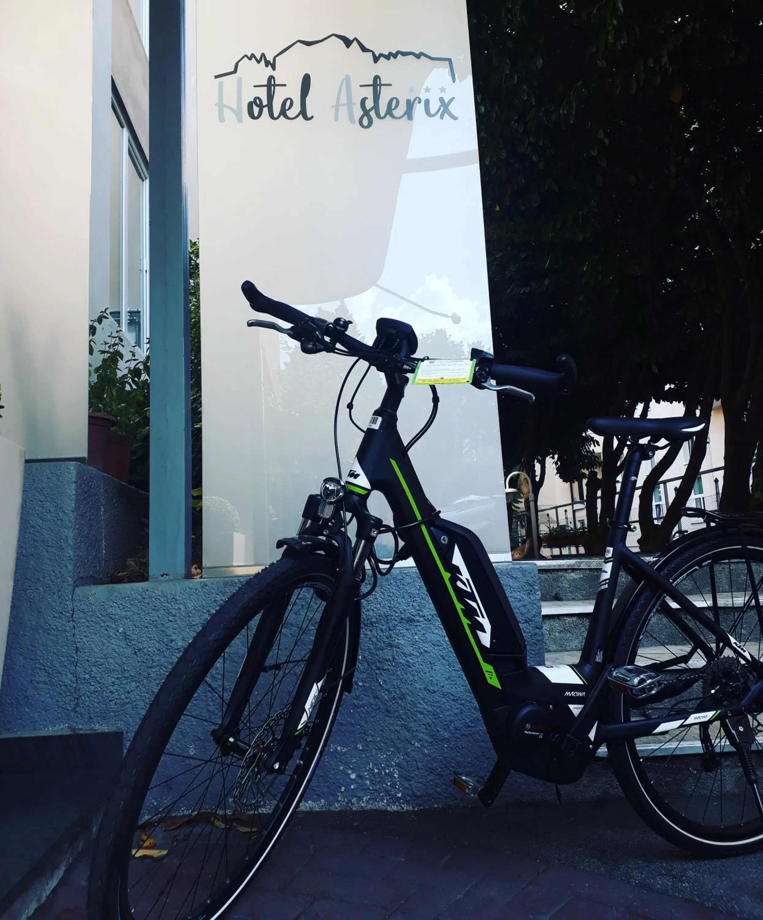 Cycling in Hotel Asterix