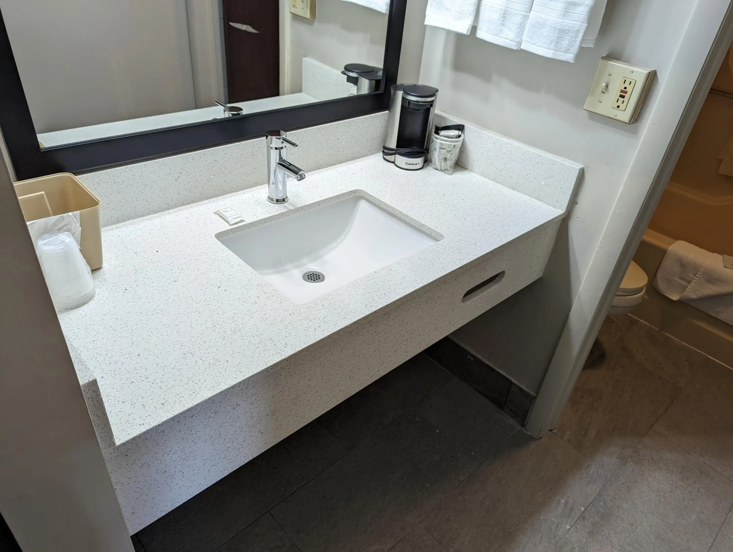 Bathroom in Days Inn by Wyndham Birch Run