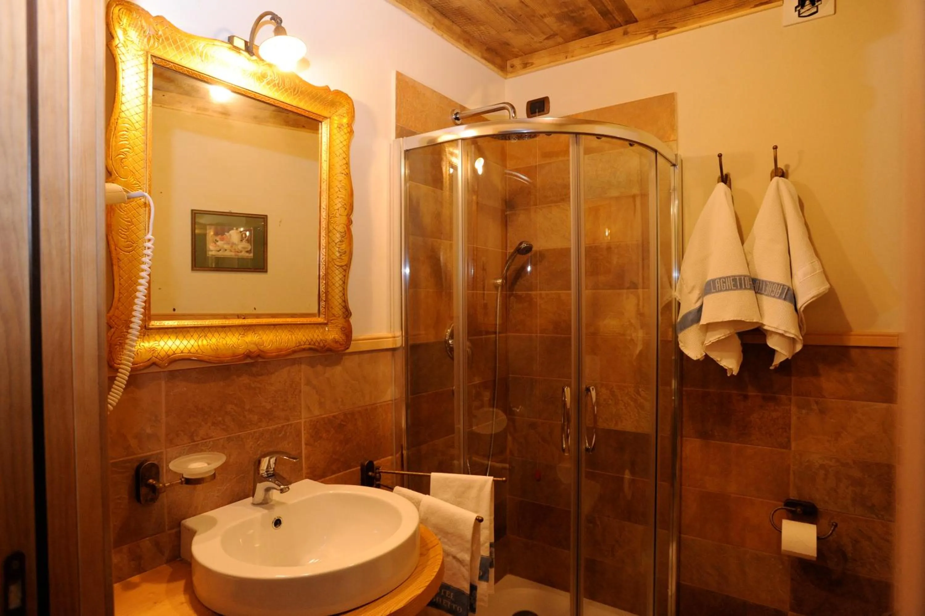 Shower in Laghetto Alpine Hotel & Restaurant
