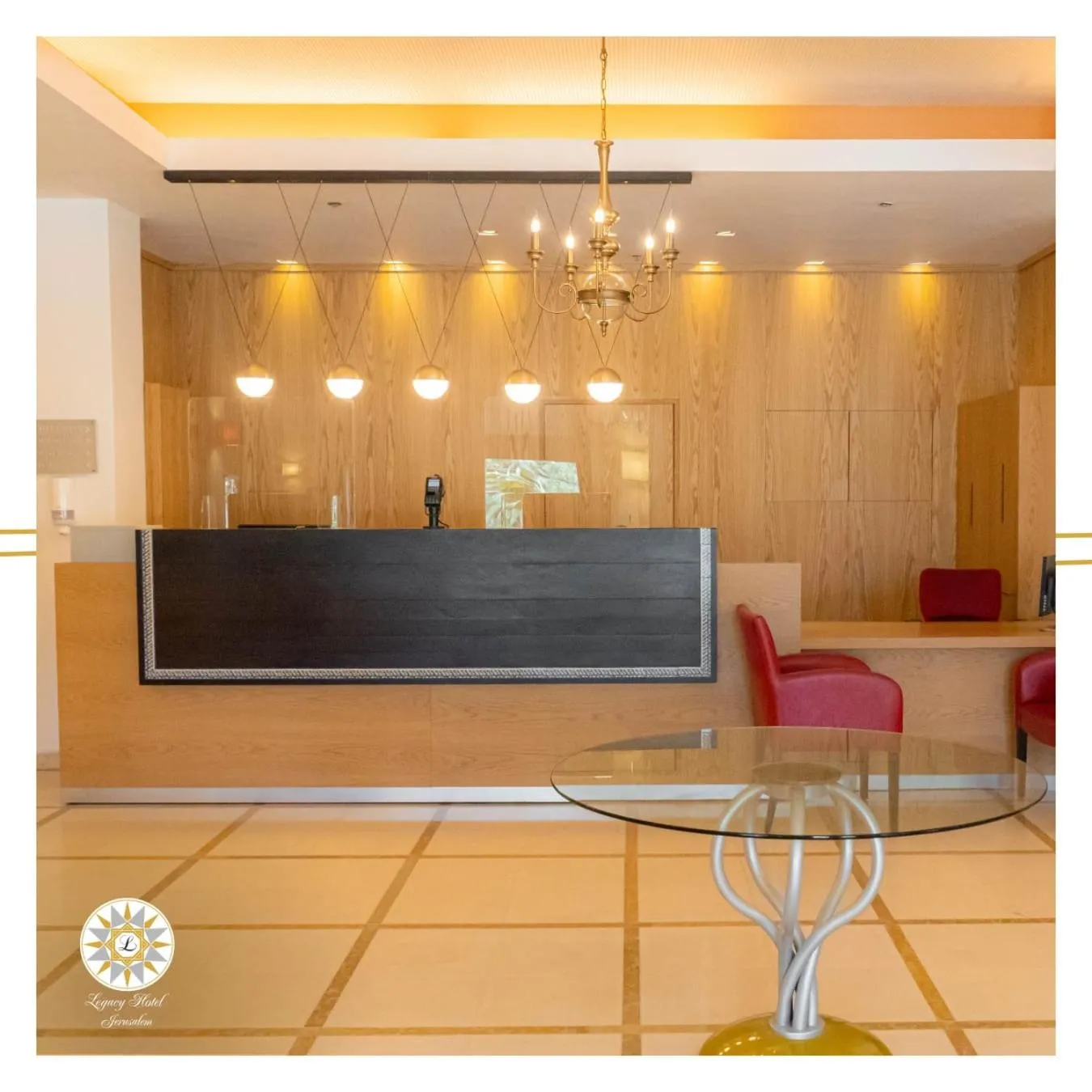 Lobby or reception in Legacy Hotel