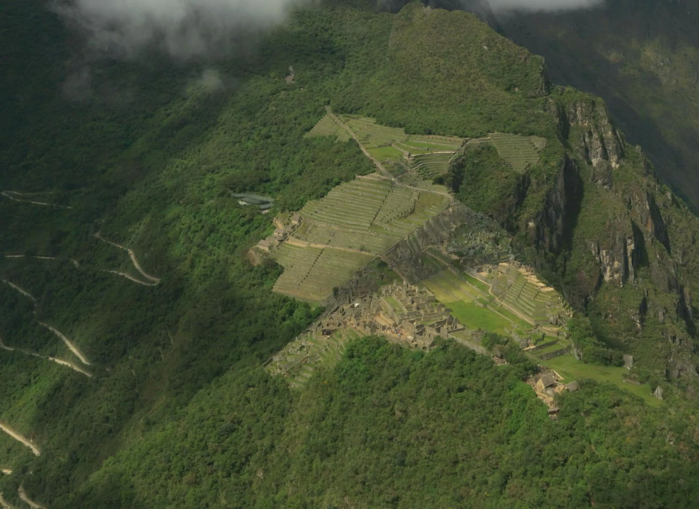 Bird's eye view in Sanctuary Lodge, A Belmond Hotel, Machu Picchu