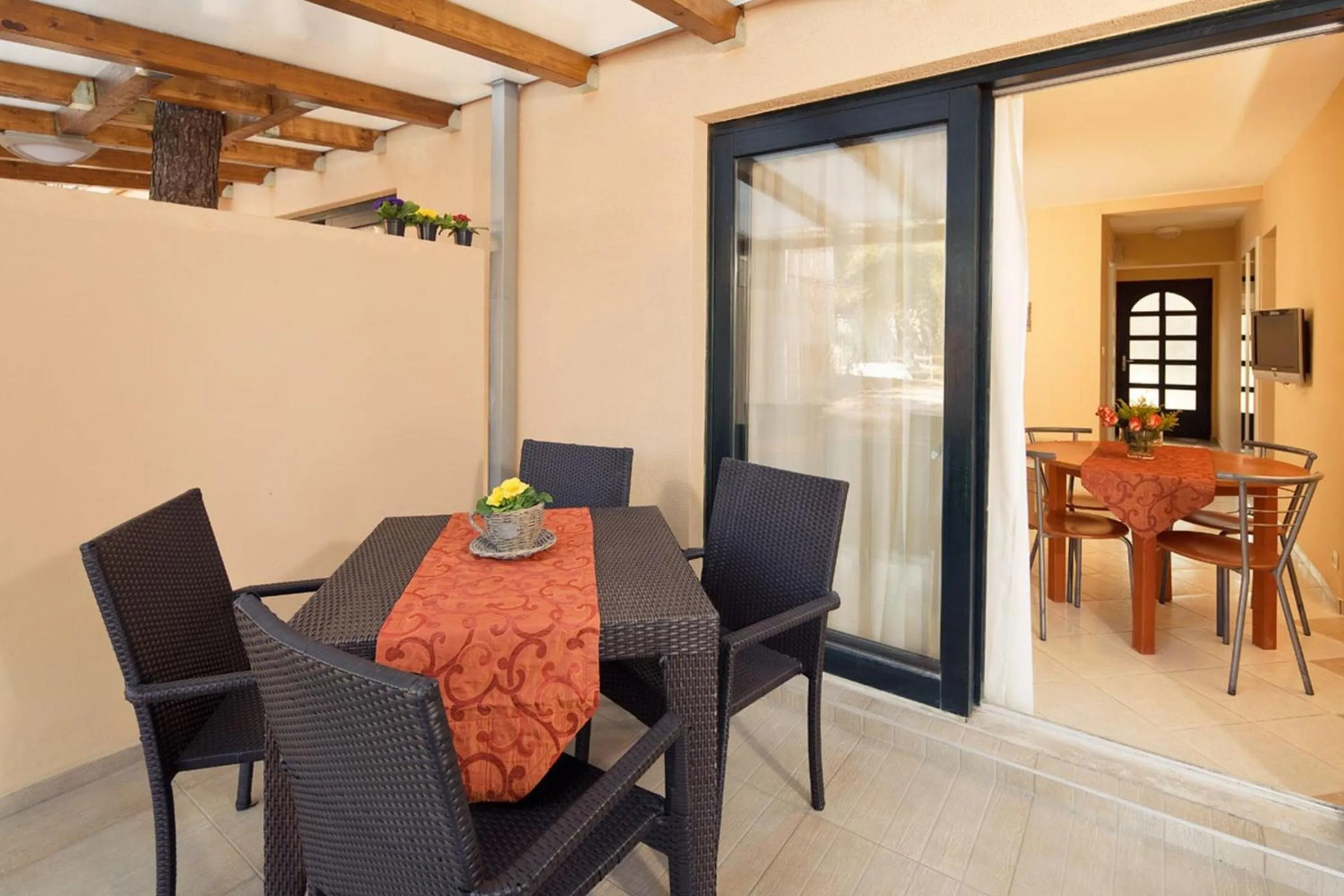 Balcony/Terrace in Apartments Amfora Plava Laguna