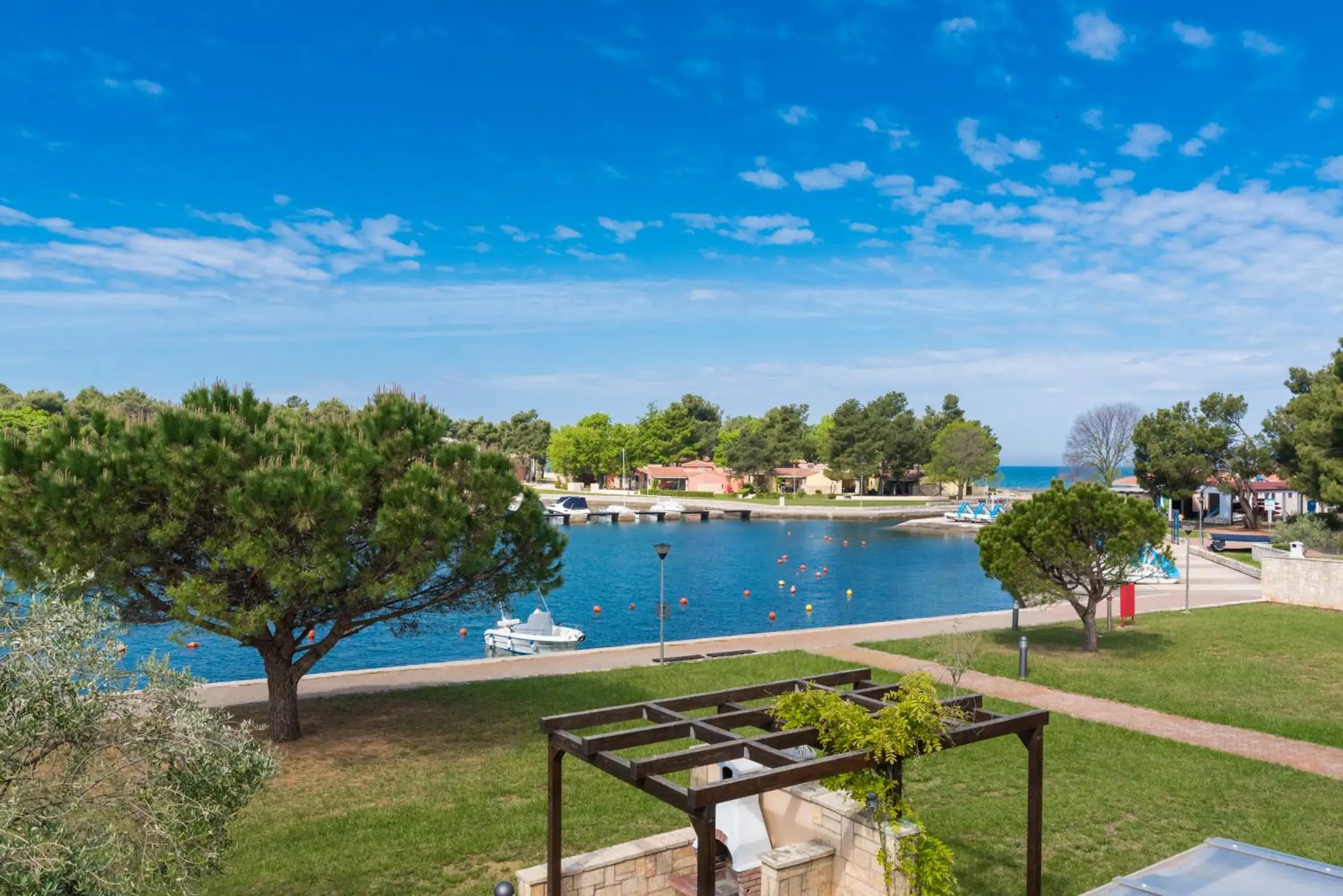 Sea view in Apartments Amfora Plava Laguna Sea view in Apartments Amfora Plava Laguna