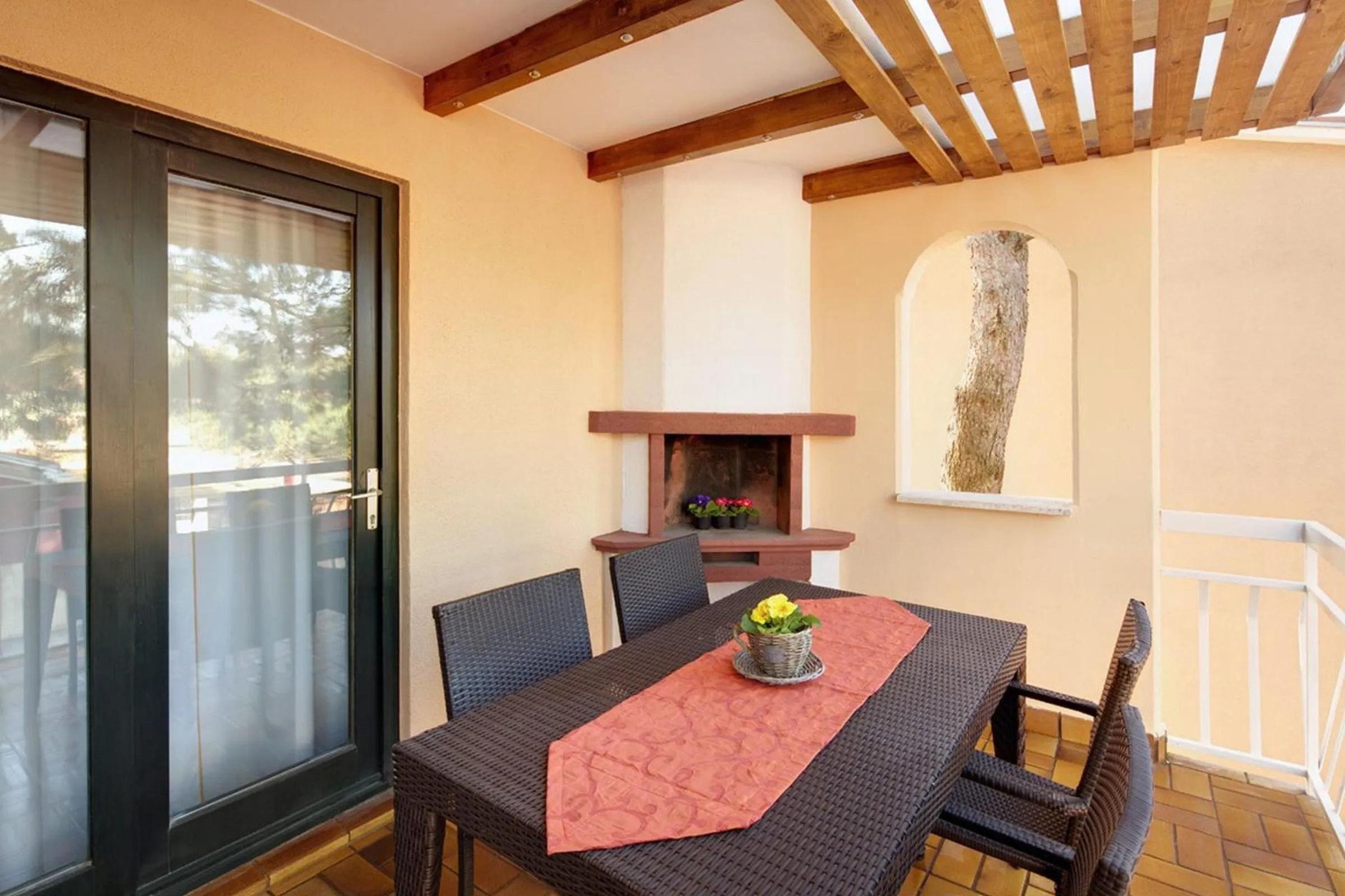 Balcony/Terrace in Apartments Amfora Plava Laguna